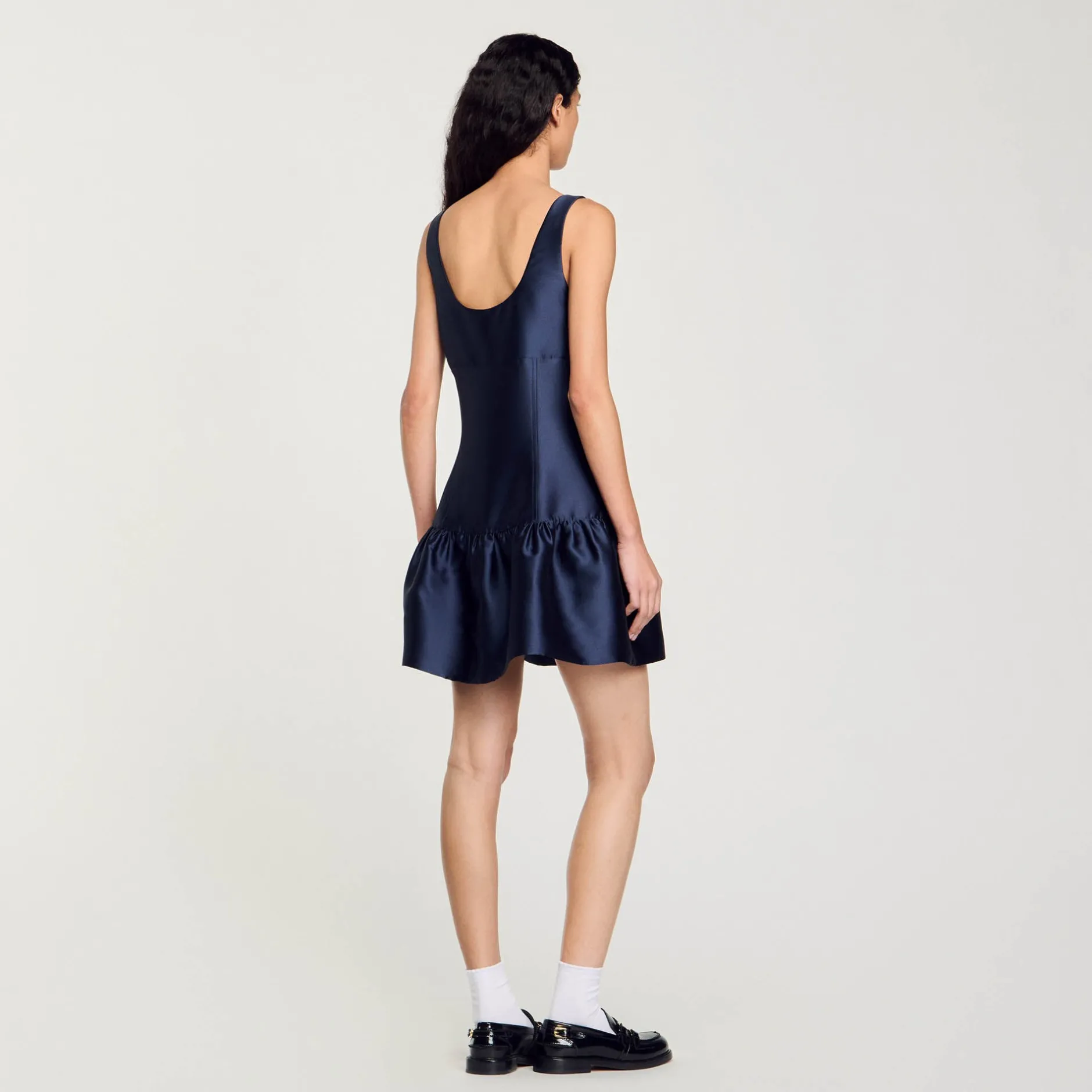 Femme SANDRO Robe Courte En Satin
