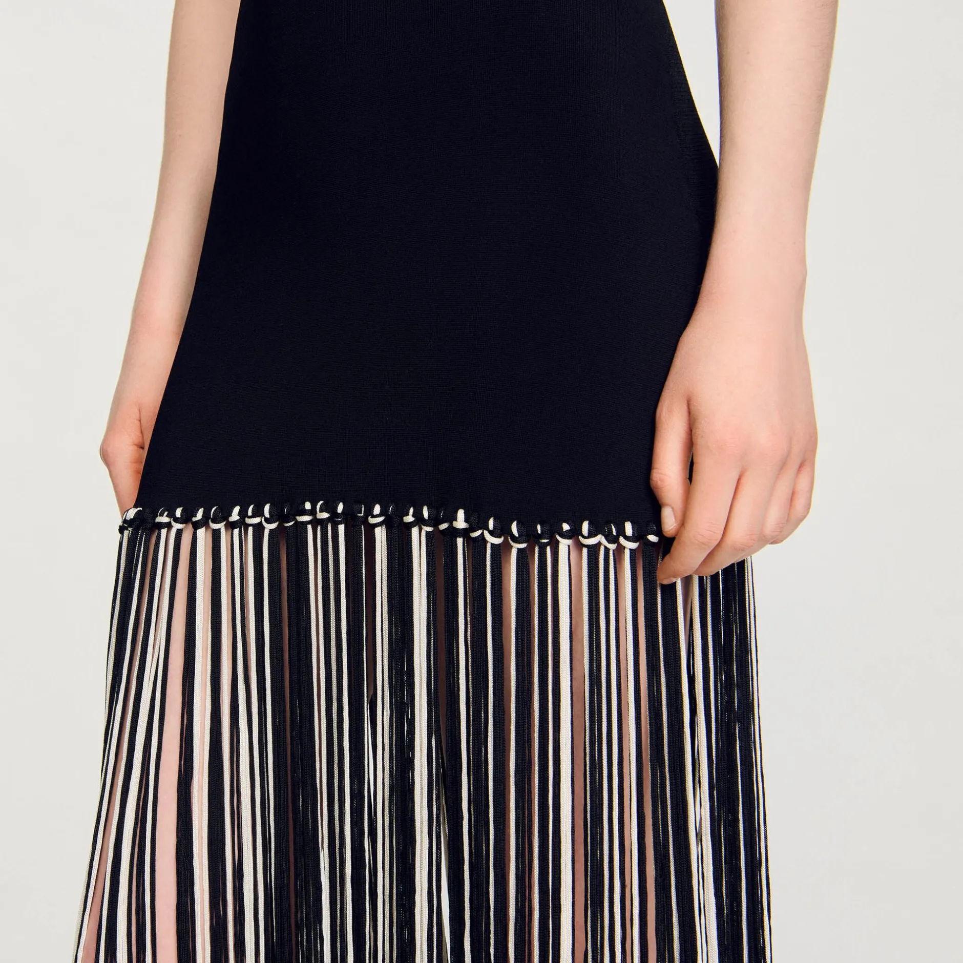 Femme SANDRO Robe Frangée
