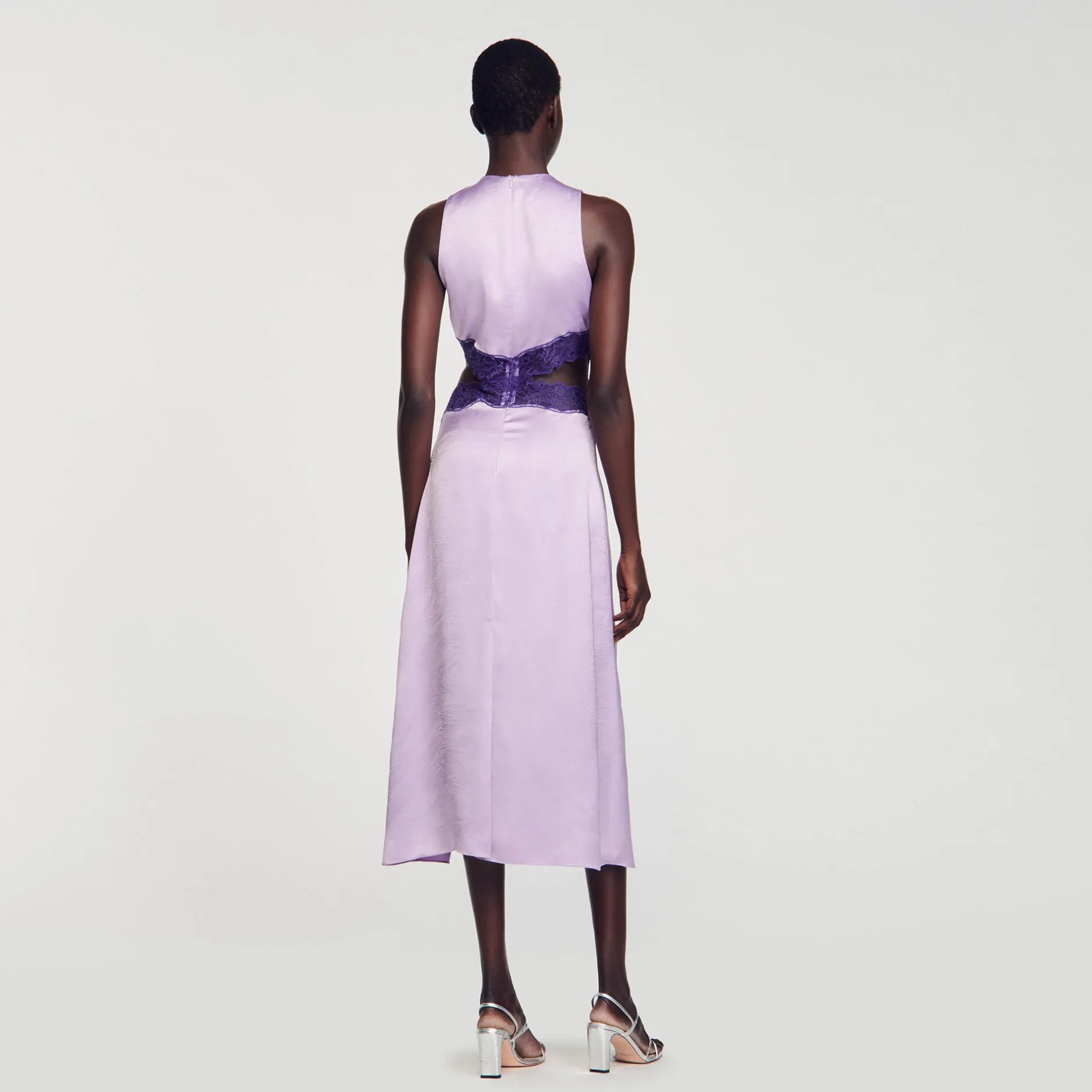 Femme SANDRO Robe Satinée