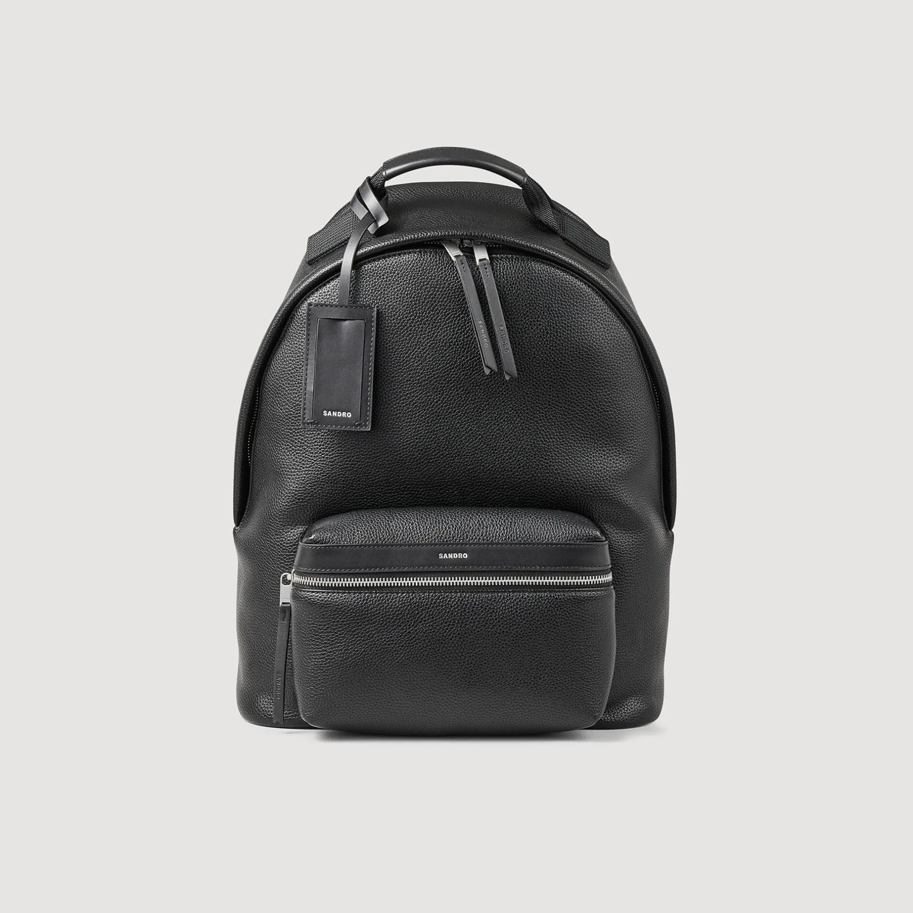 Homme SANDRO Sac à Dos En Toile Enduite
