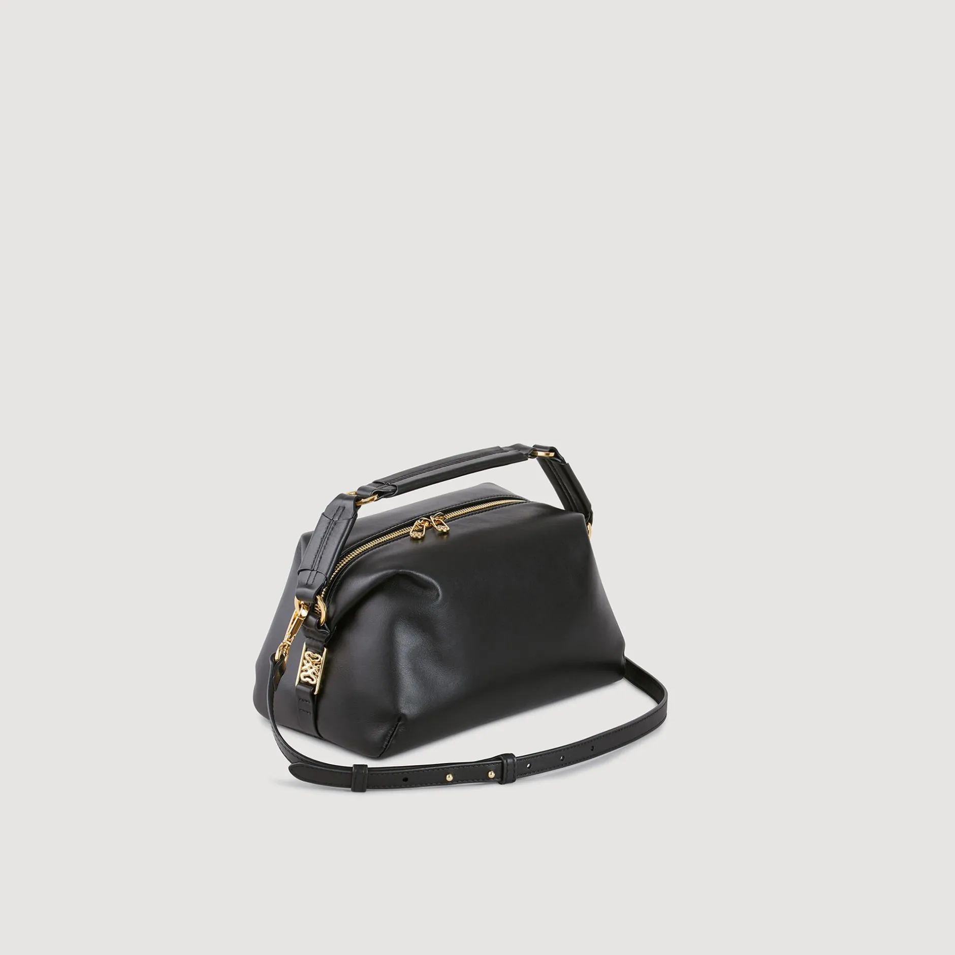 Femme SANDRO Sac 84 En Cuir Lisse