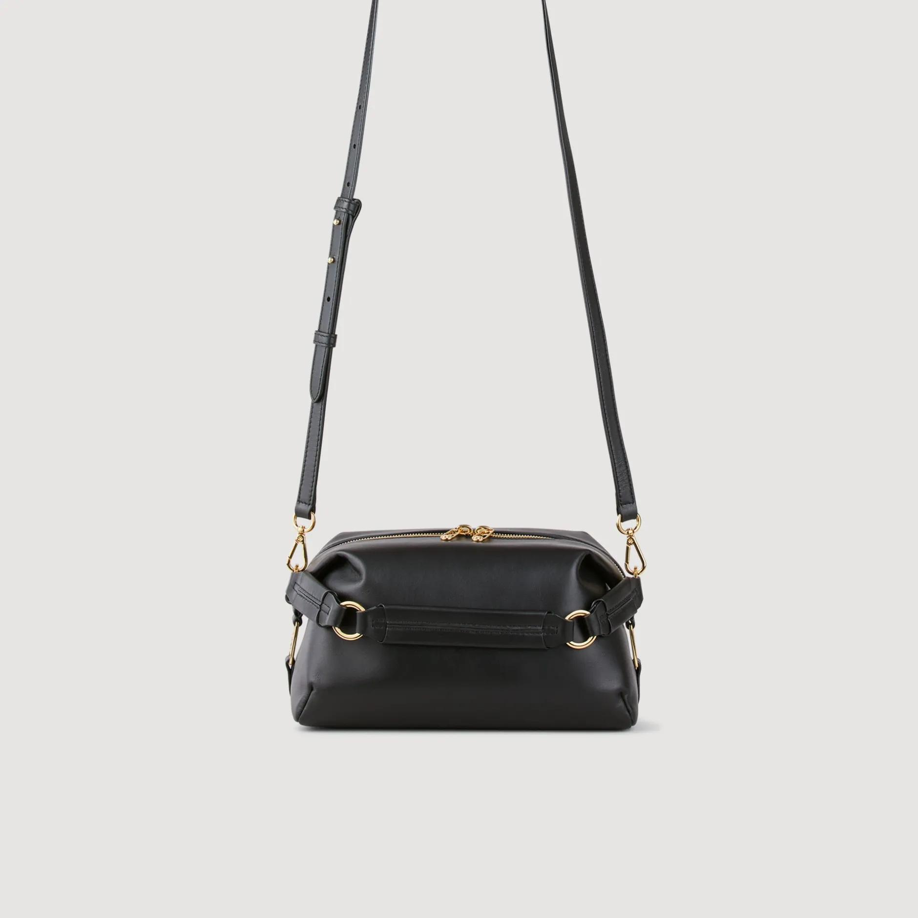 Femme SANDRO Sac 84 En Cuir Lisse