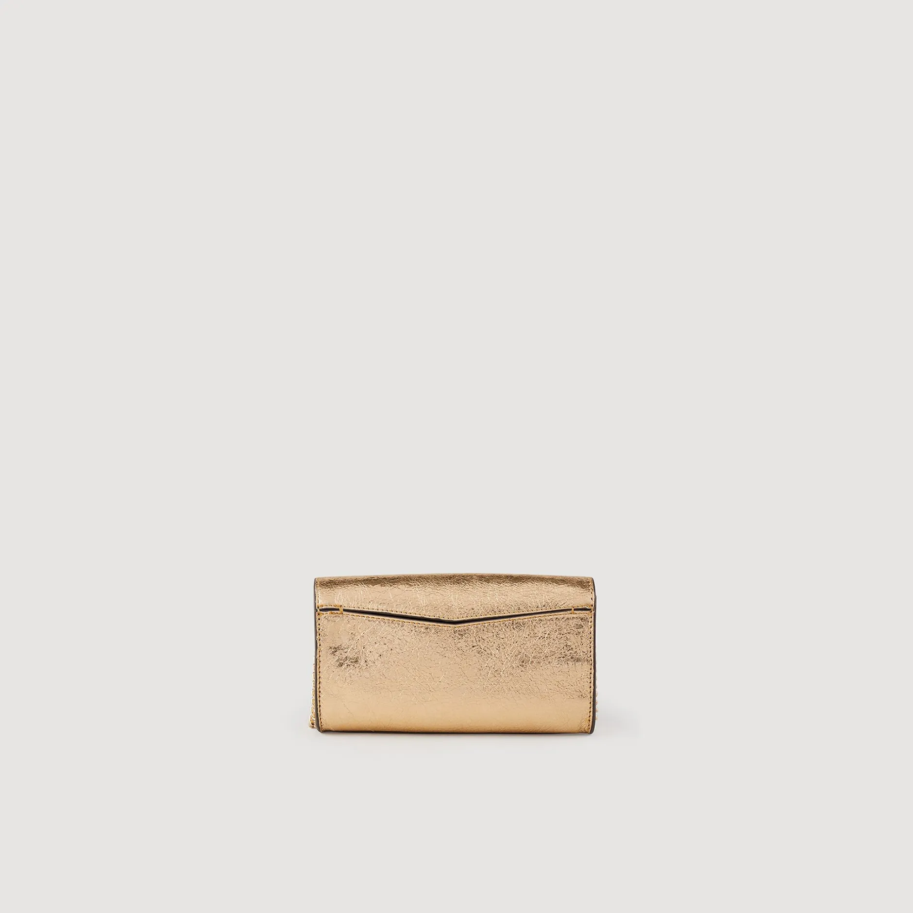 Femme SANDRO Sac Pochette En Cuir Dé