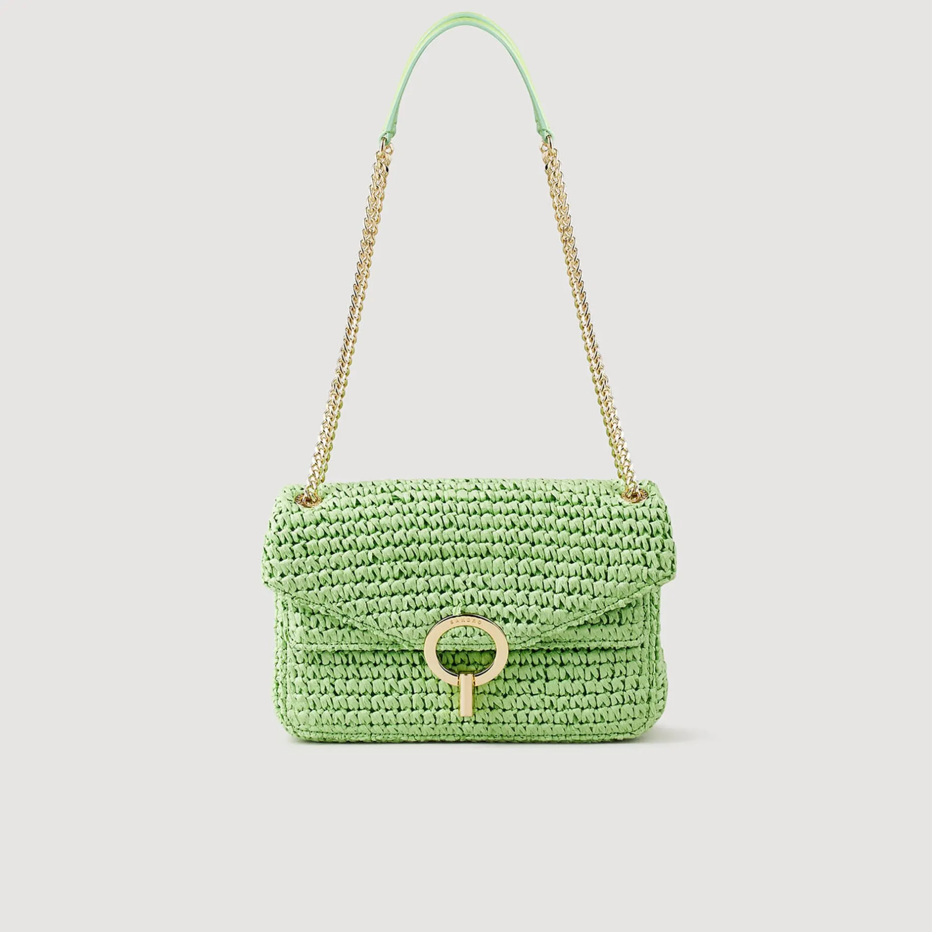 Femme SANDRO Sac YZA En Raphia