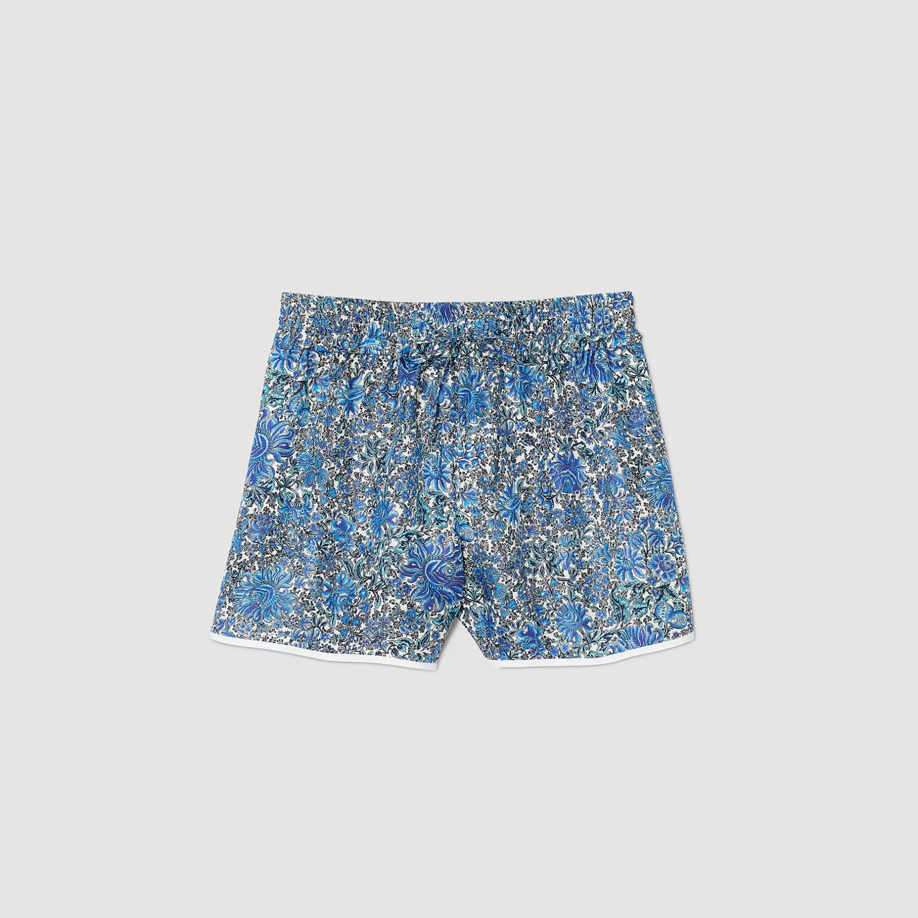 Femme SANDRO Short à Imprimé Fleuri