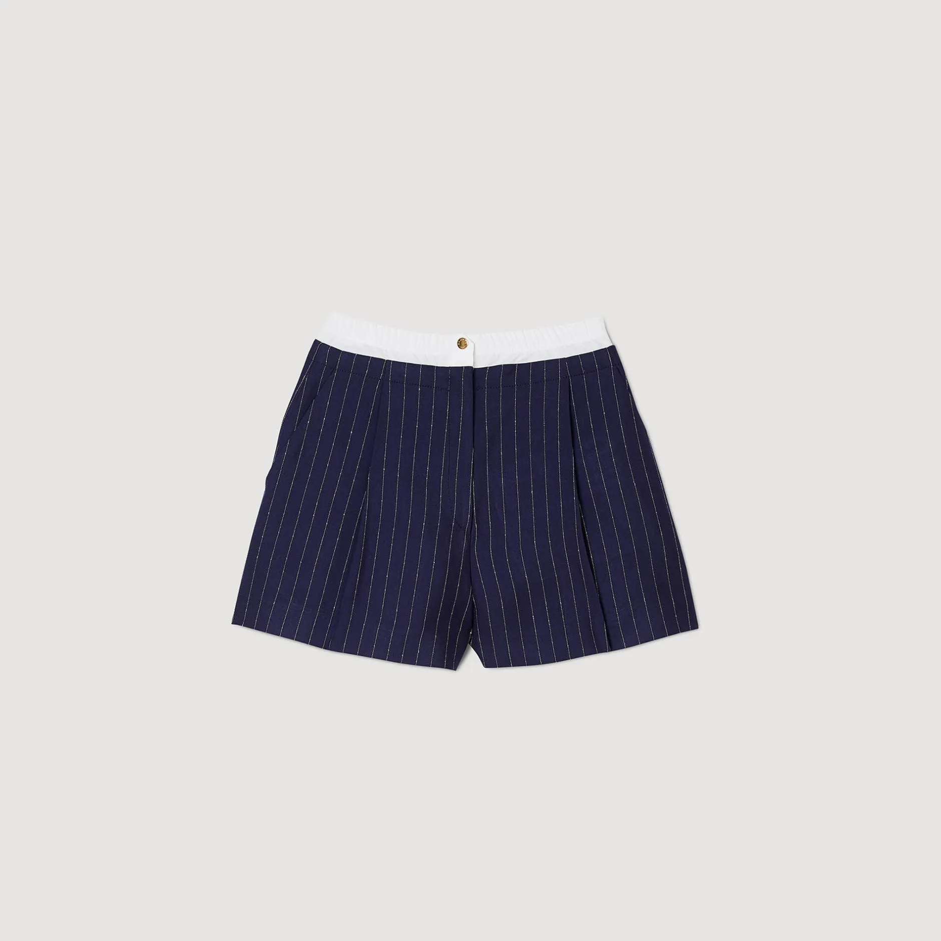 Femme SANDRO Short à Rayures