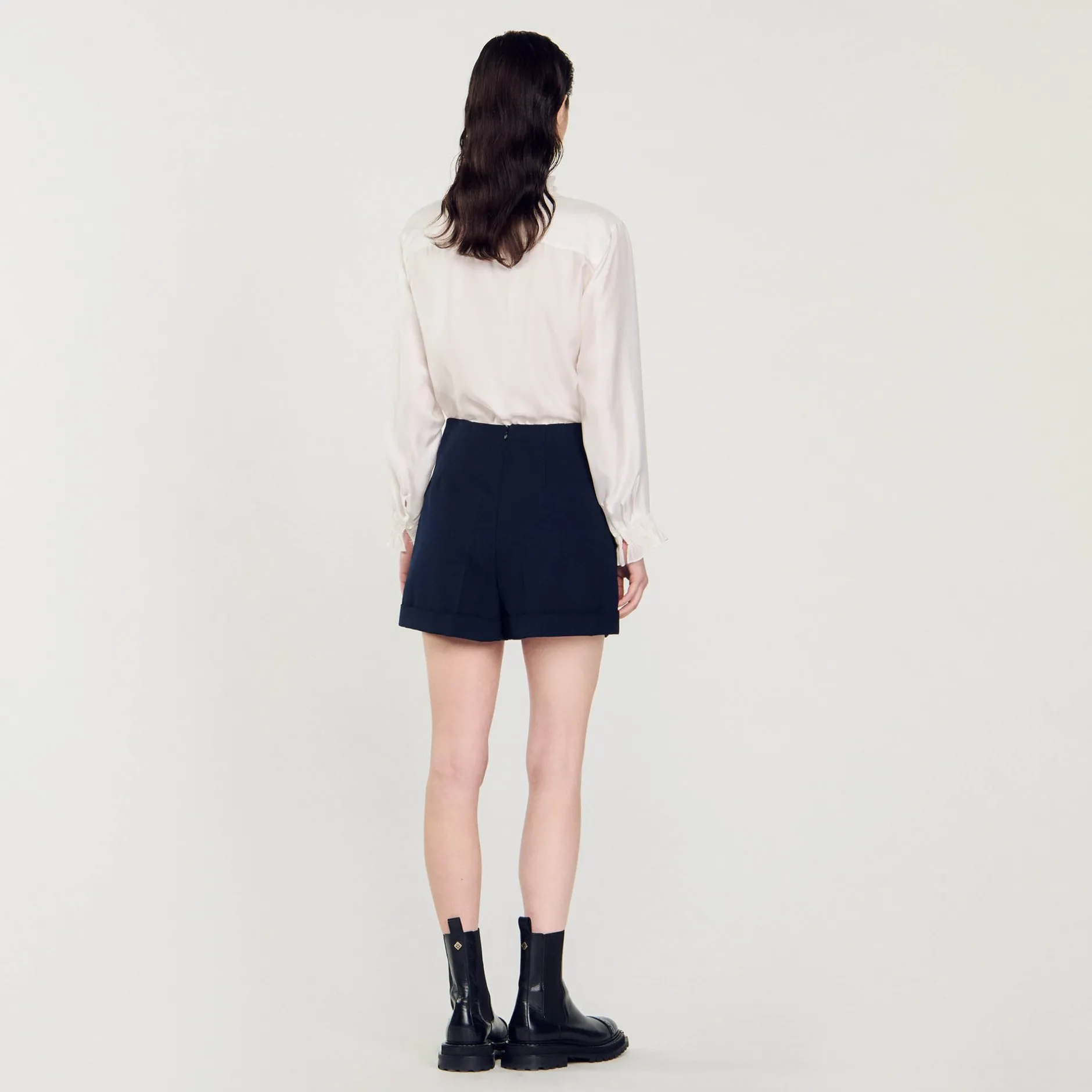 Femme SANDRO Short à Revers