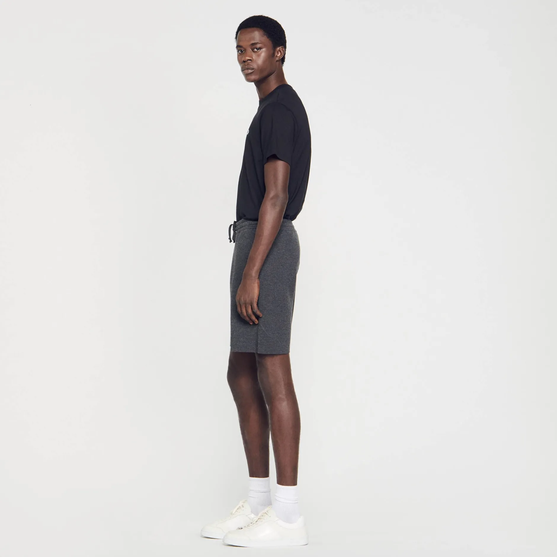 Homme SANDRO Short En Jersey