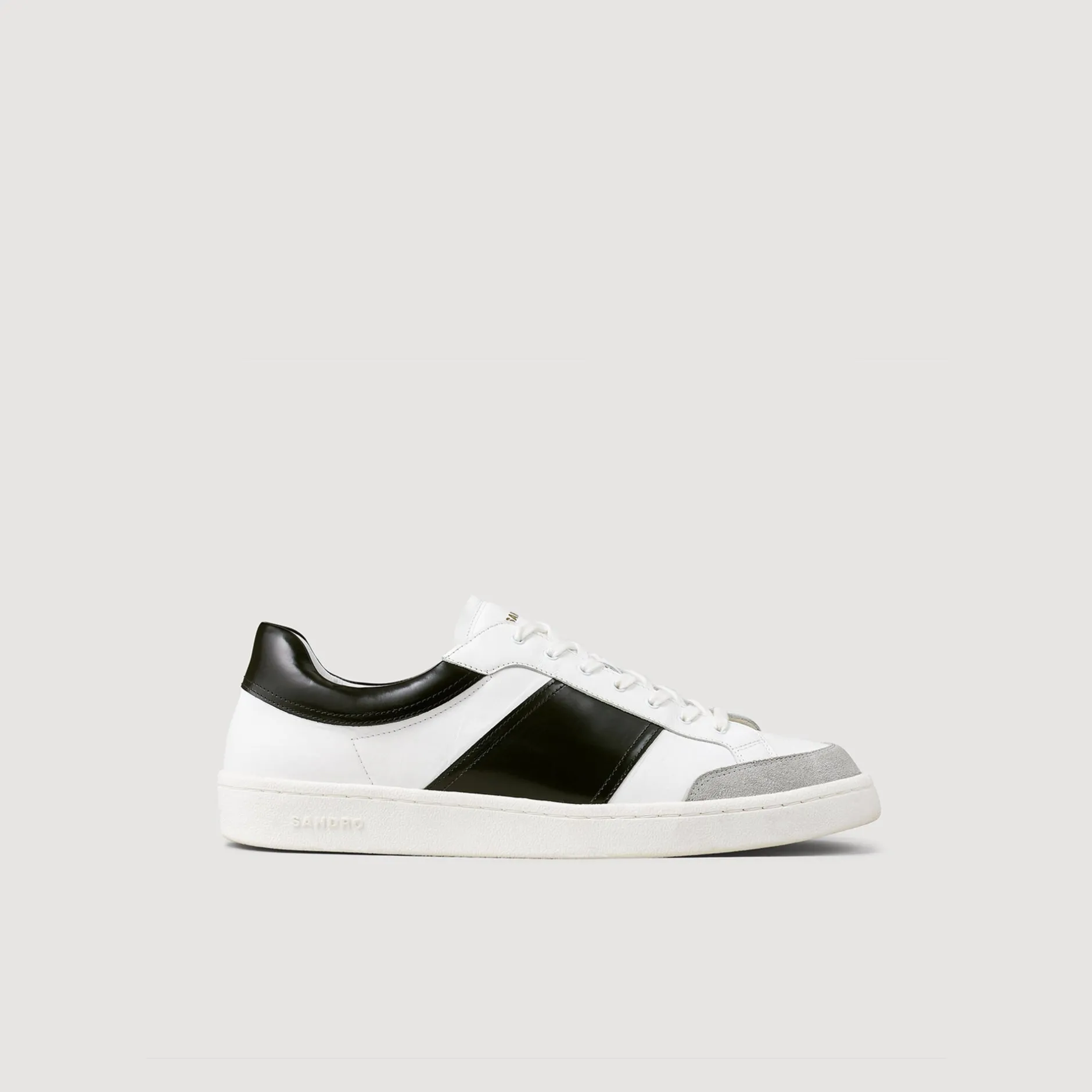 Homme SANDRO Sneakers Basses En Cuir
