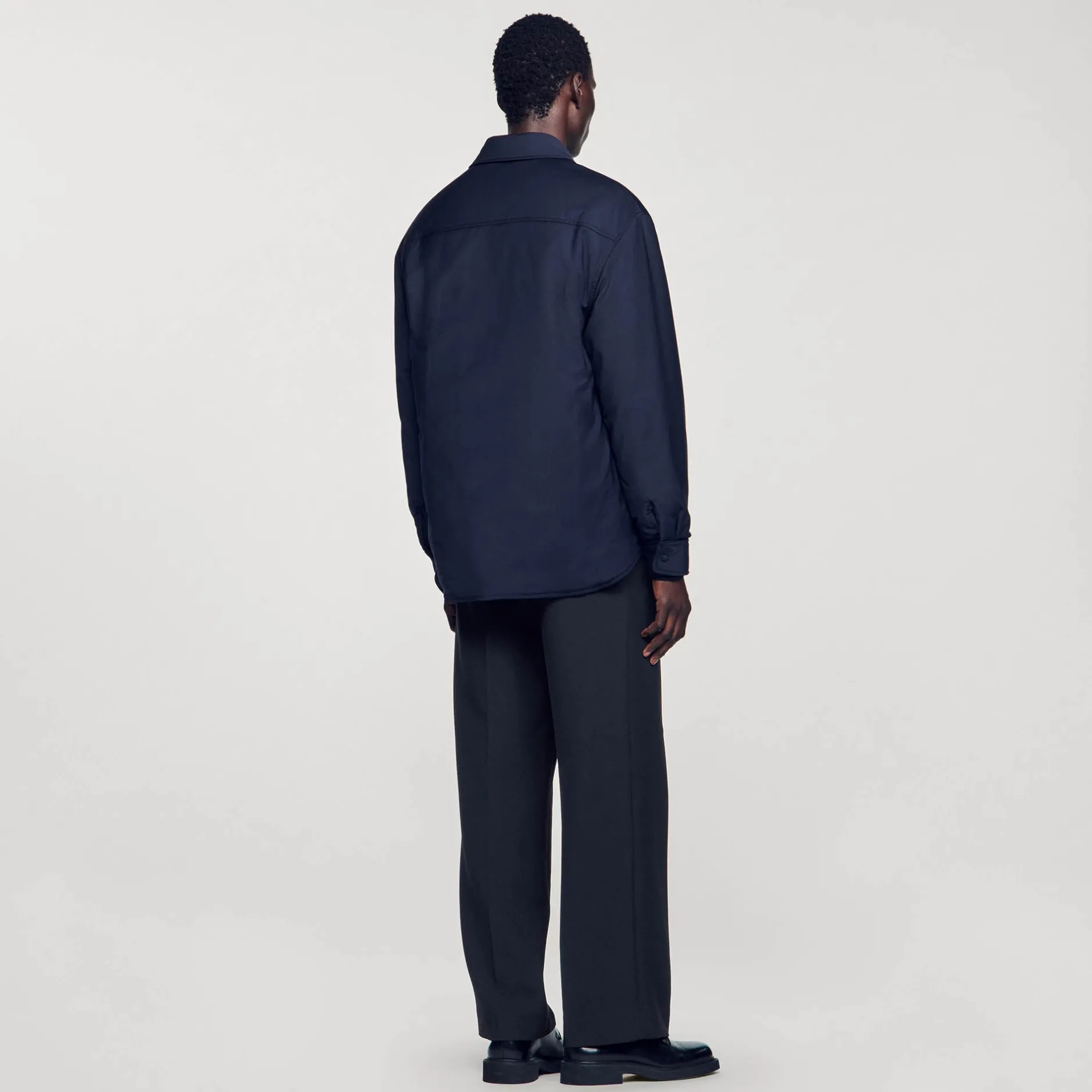 Homme SANDRO Surchemise Ouatinée Oversize