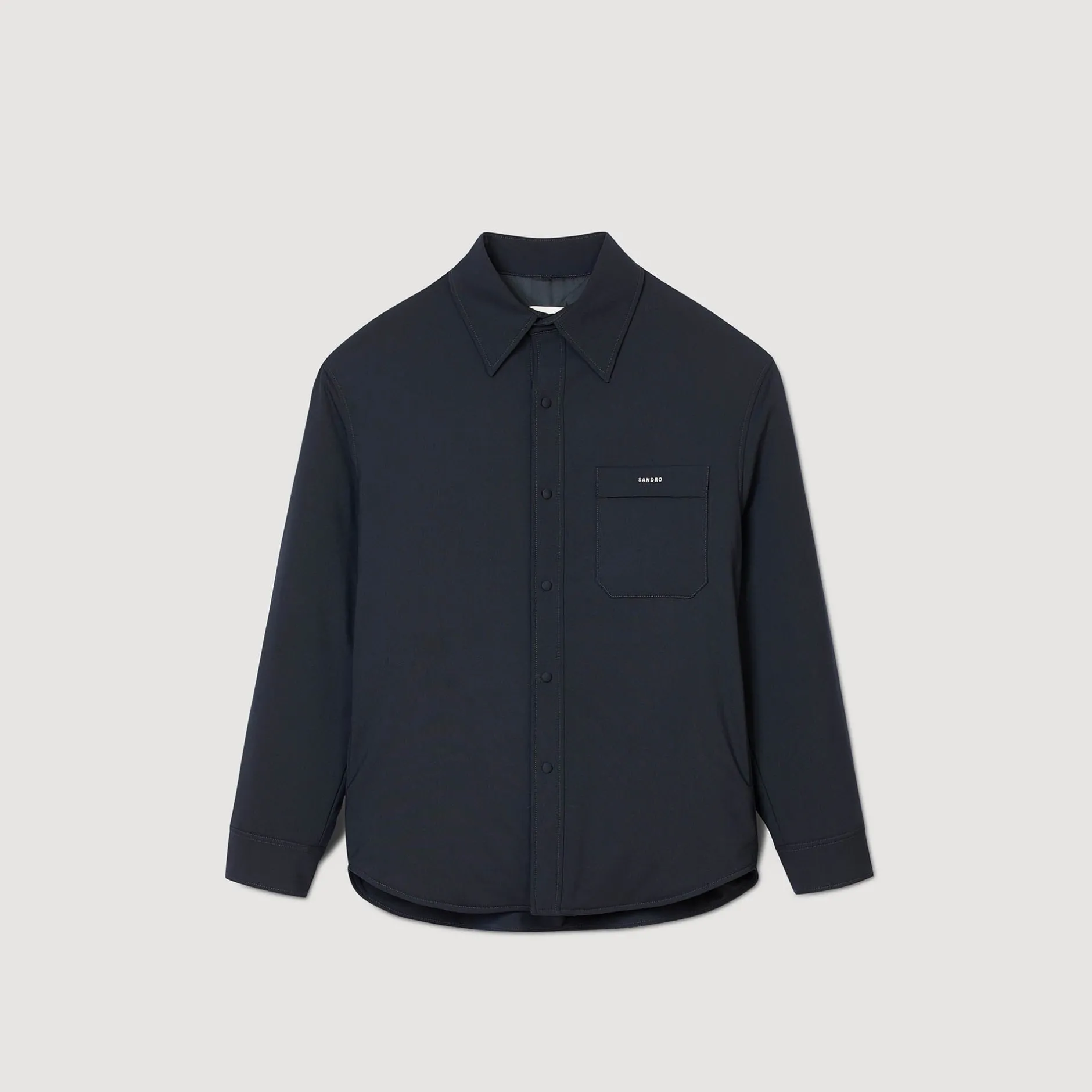 Homme SANDRO Surchemise Ouatinée Oversize