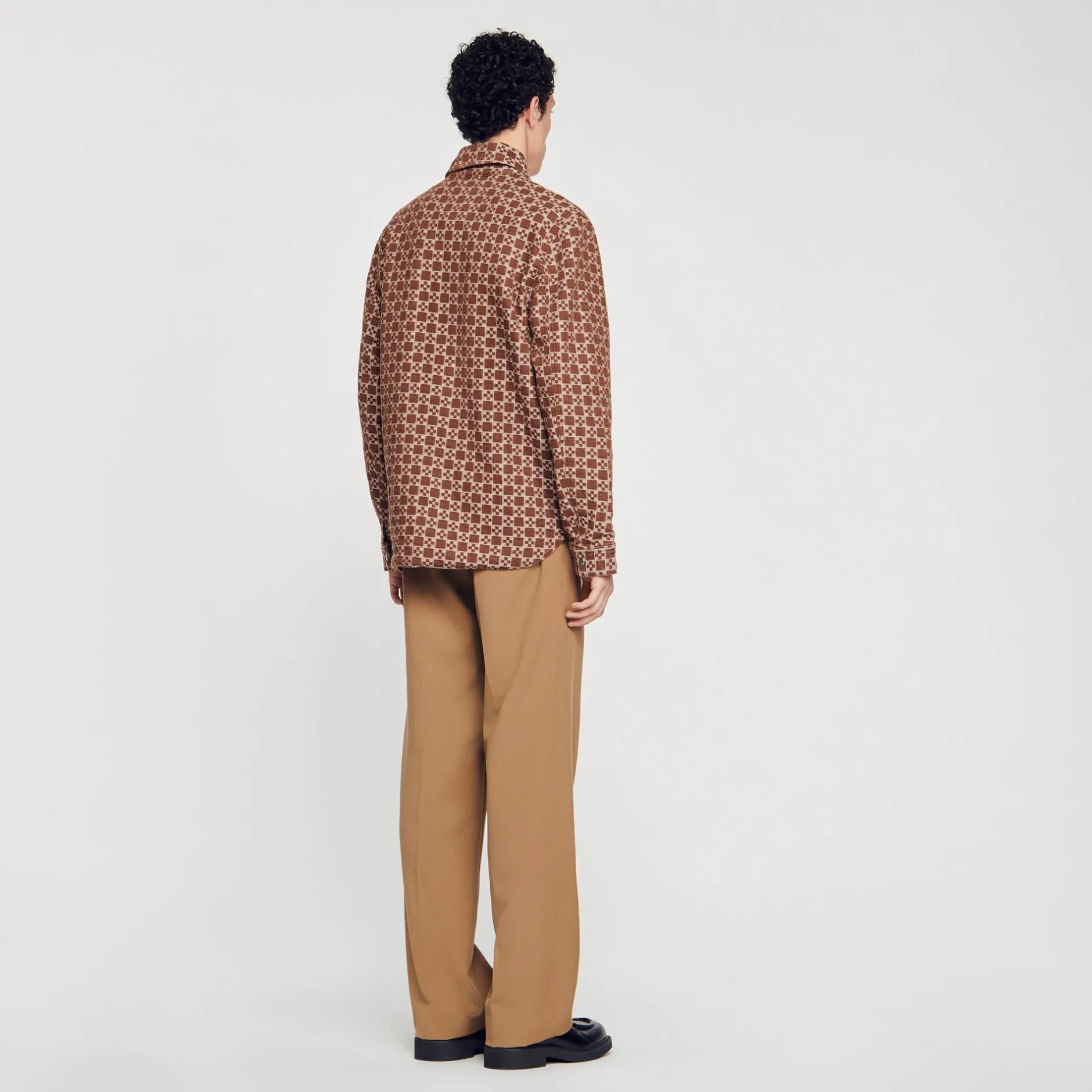 Homme SANDRO Surchemise Square Cross