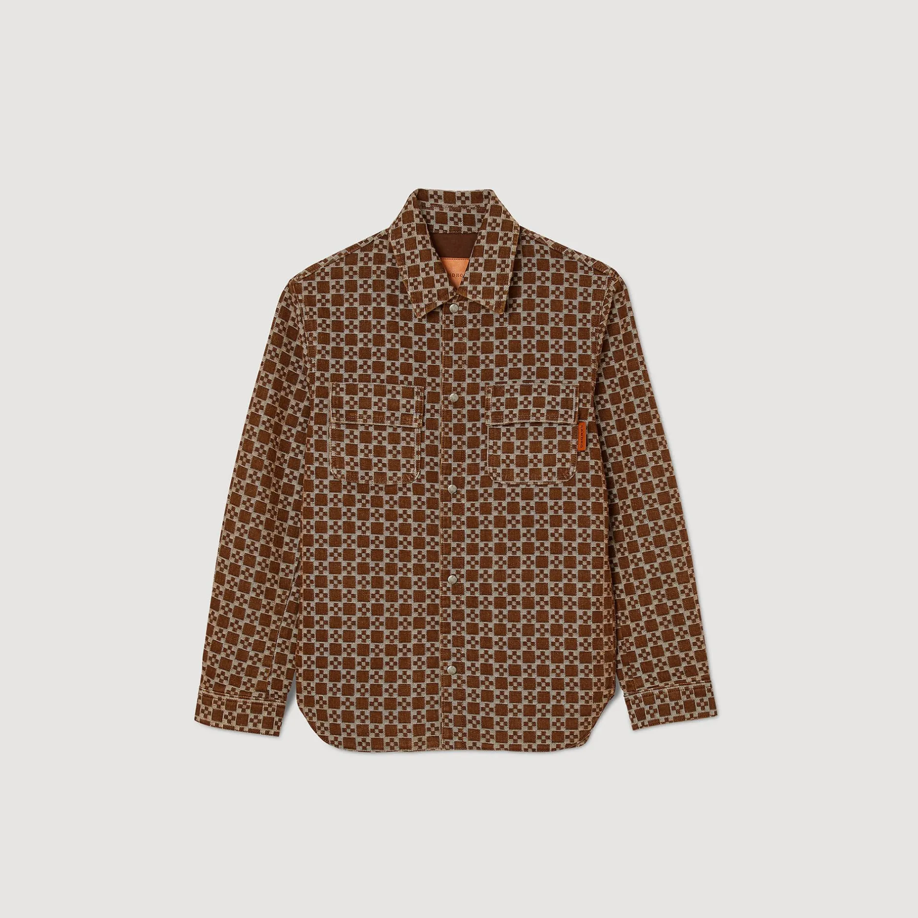Homme SANDRO Surchemise Square Cross