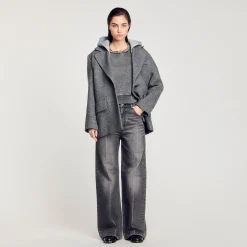 Femme SANDRO Sweat à Col Bijoux