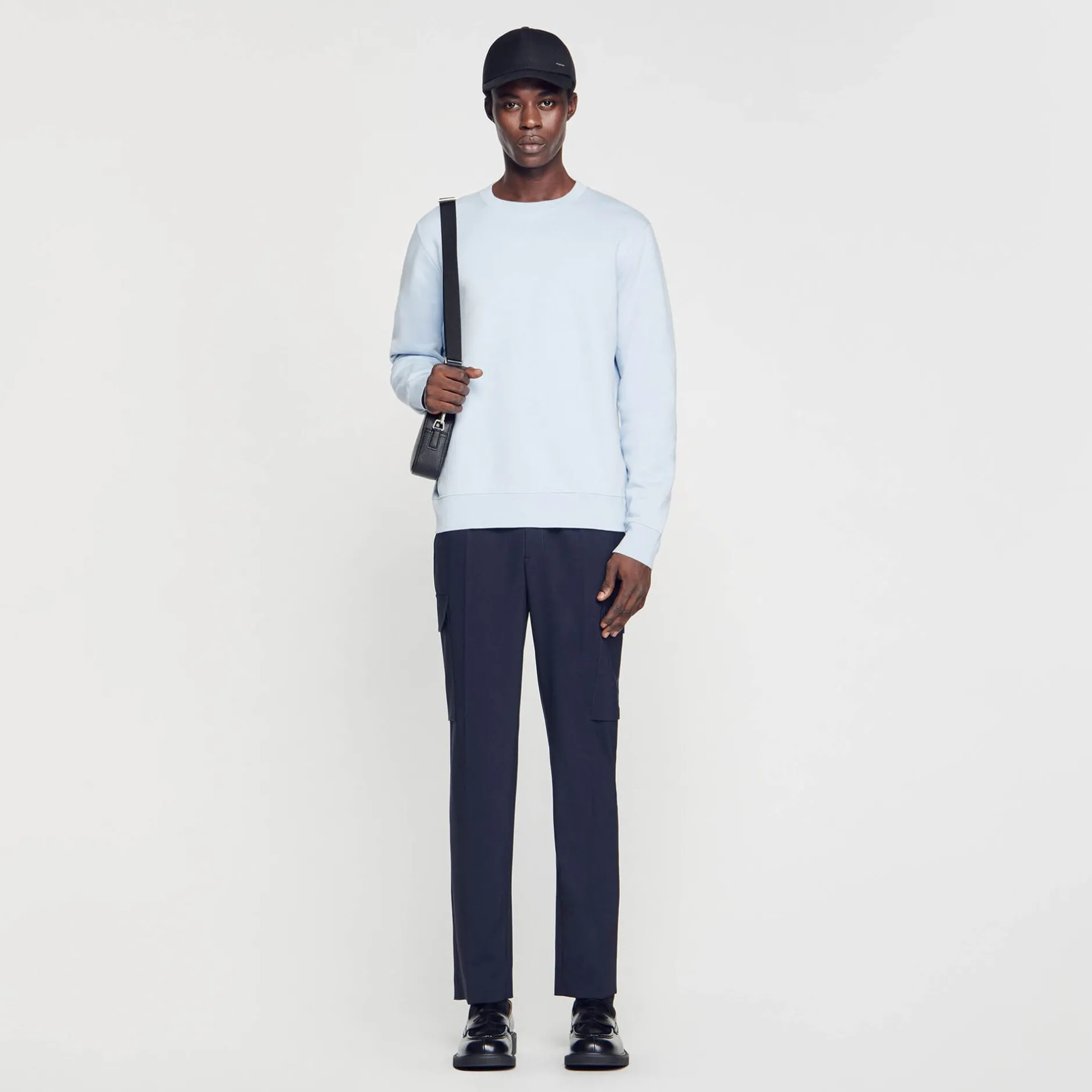Homme SANDRO Sweat Molletonné Brodé