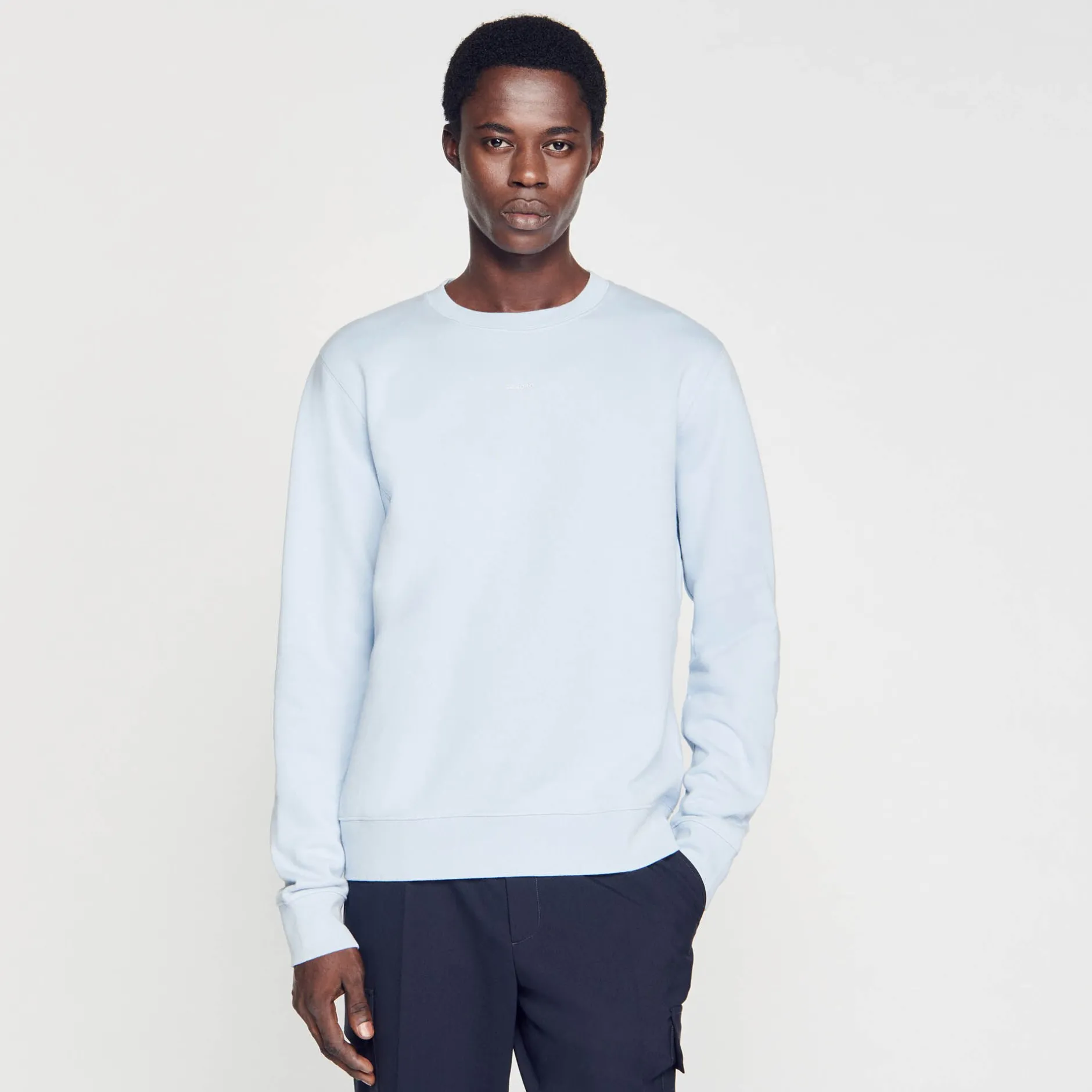Homme SANDRO Sweat Molletonné Brodé