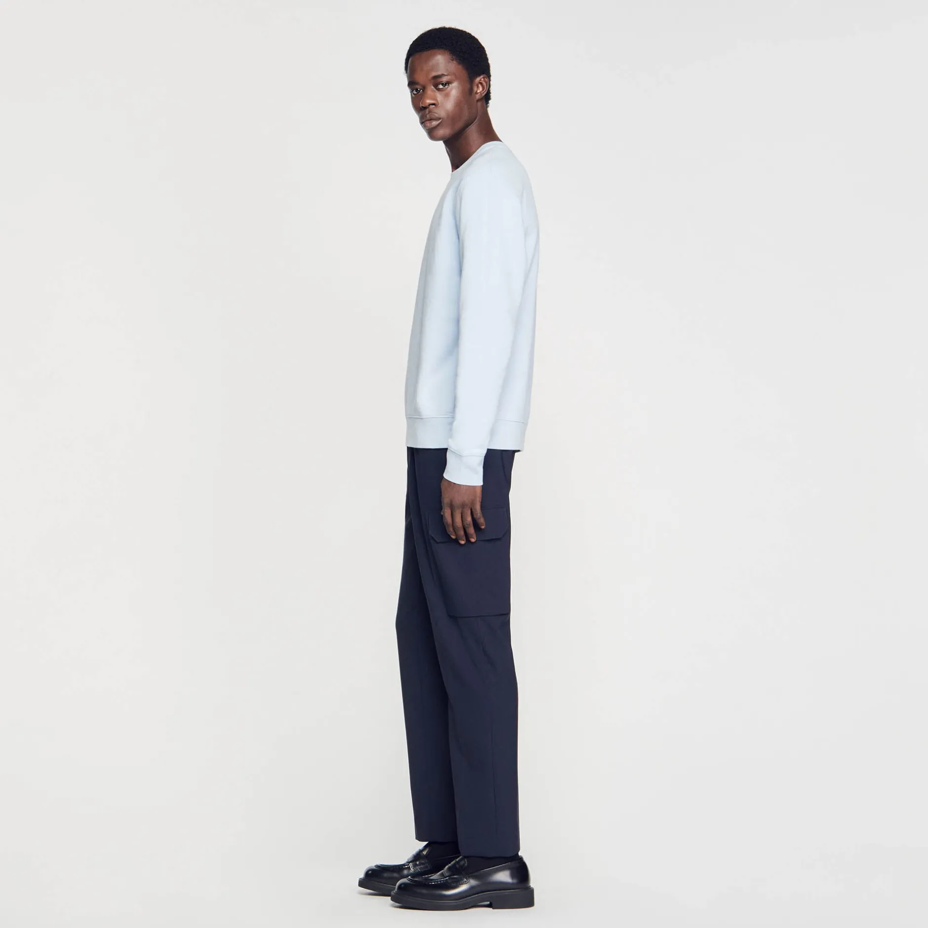 Homme SANDRO Sweat Molletonné Brodé