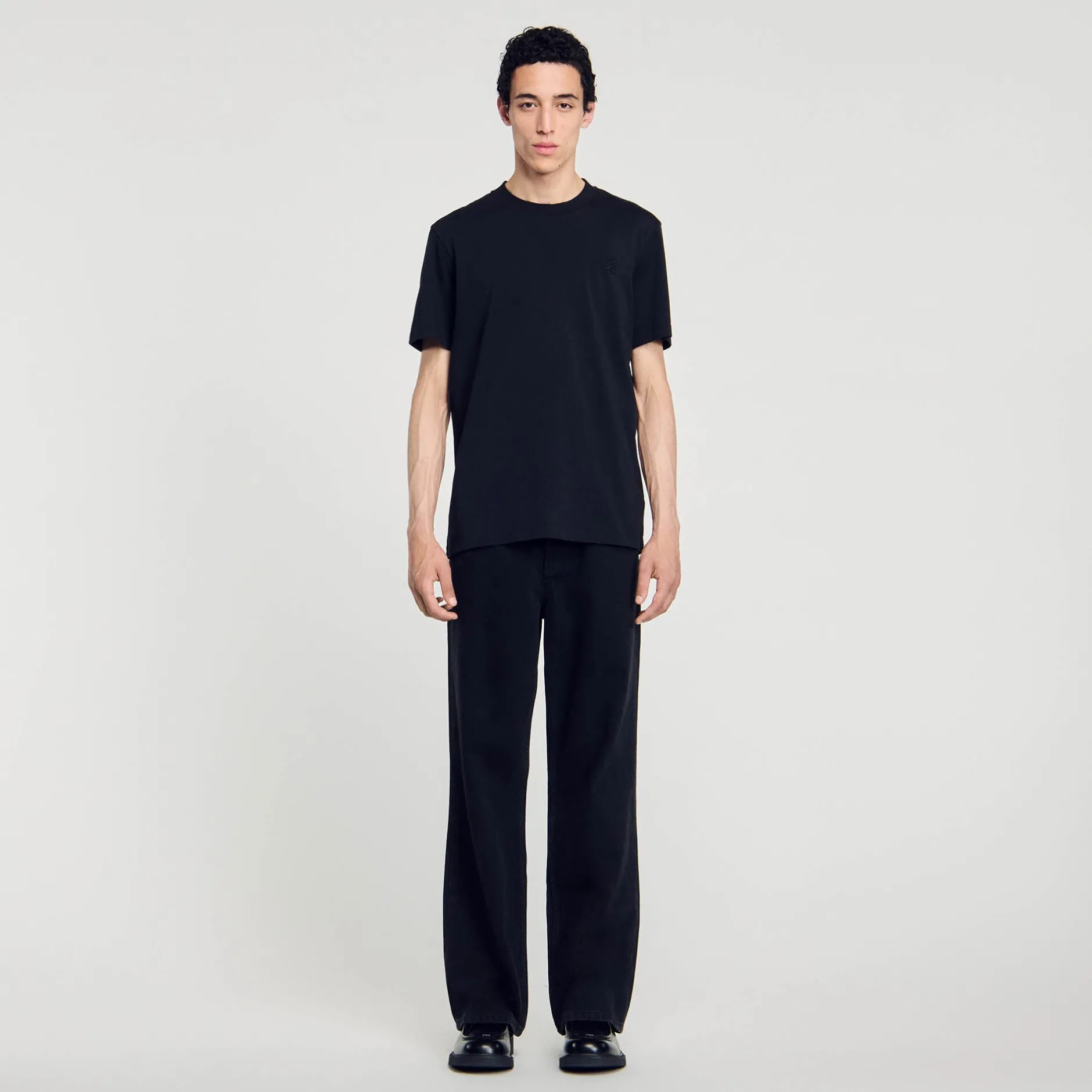 Homme SANDRO Tee-shirt En Coton
