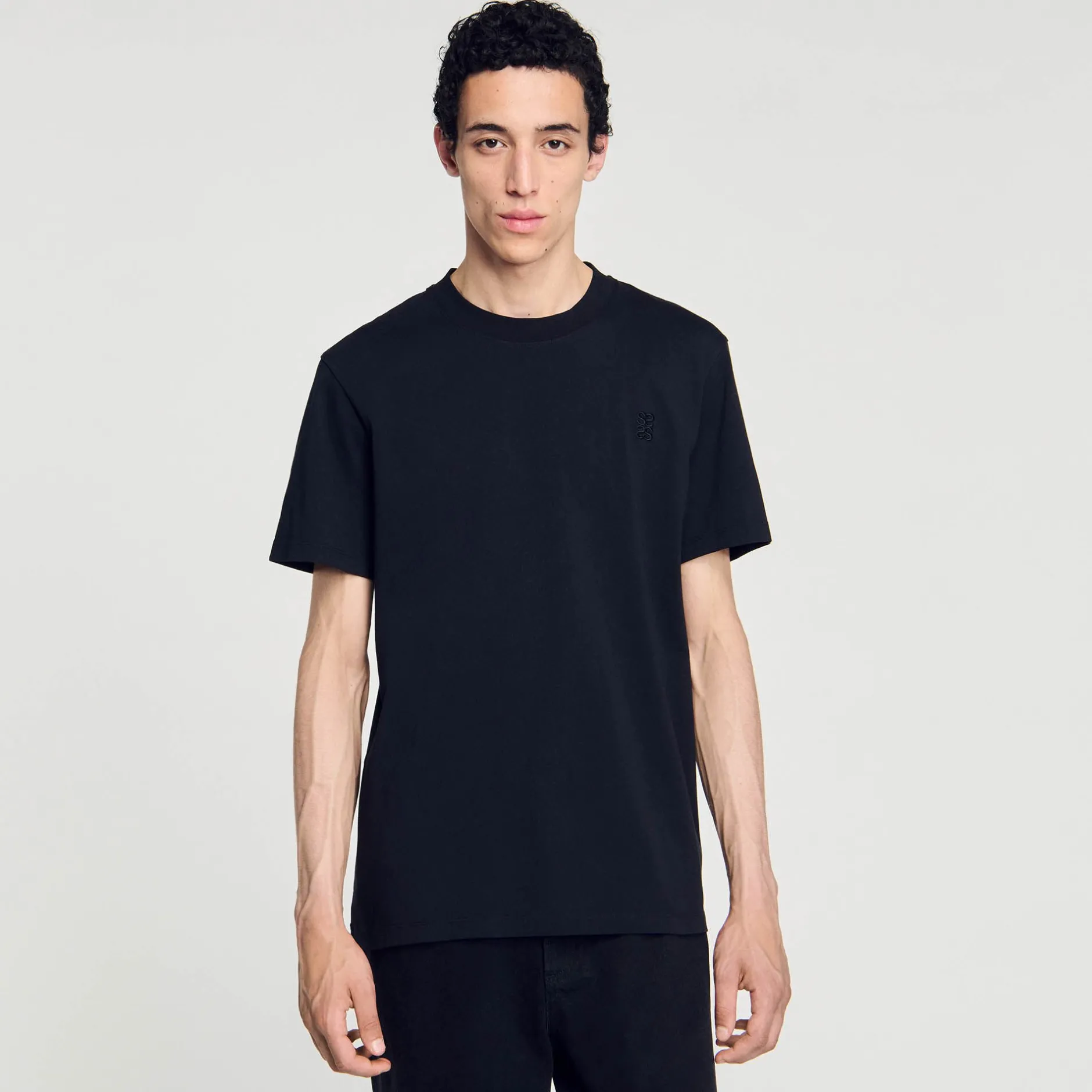 Homme SANDRO Tee-shirt En Coton