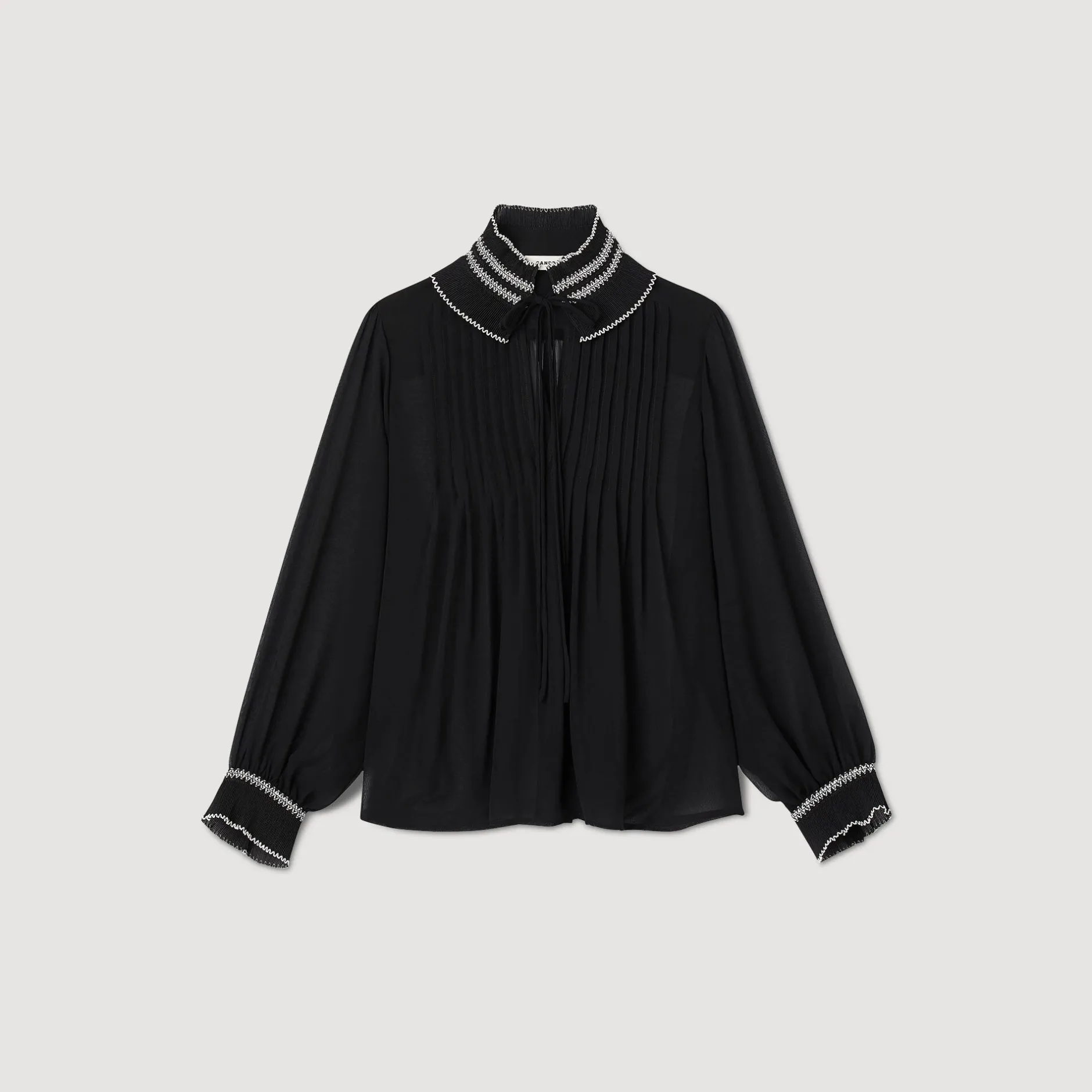 Femme SANDRO Top En Mousseline