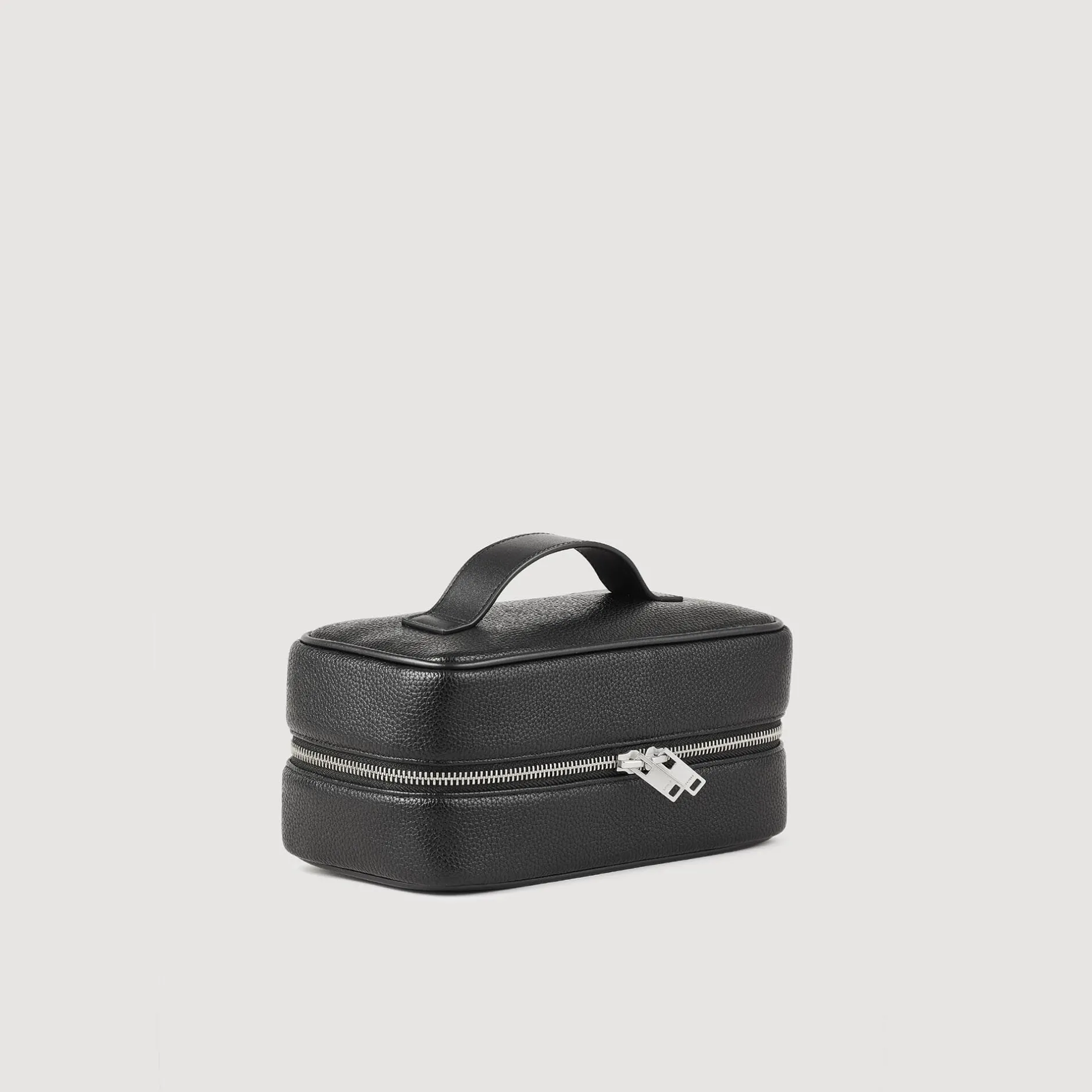 Homme SANDRO Trousse De Toilette En Toile Grainée