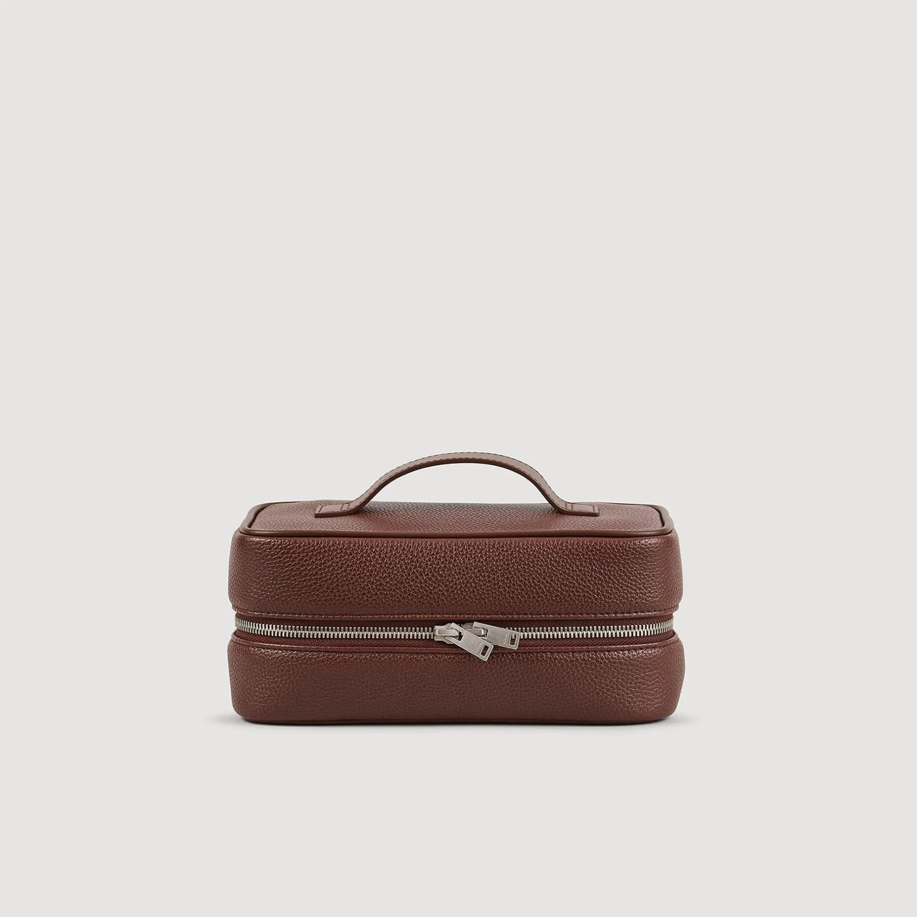 Homme SANDRO Trousse De Toilette En Toile Grainée