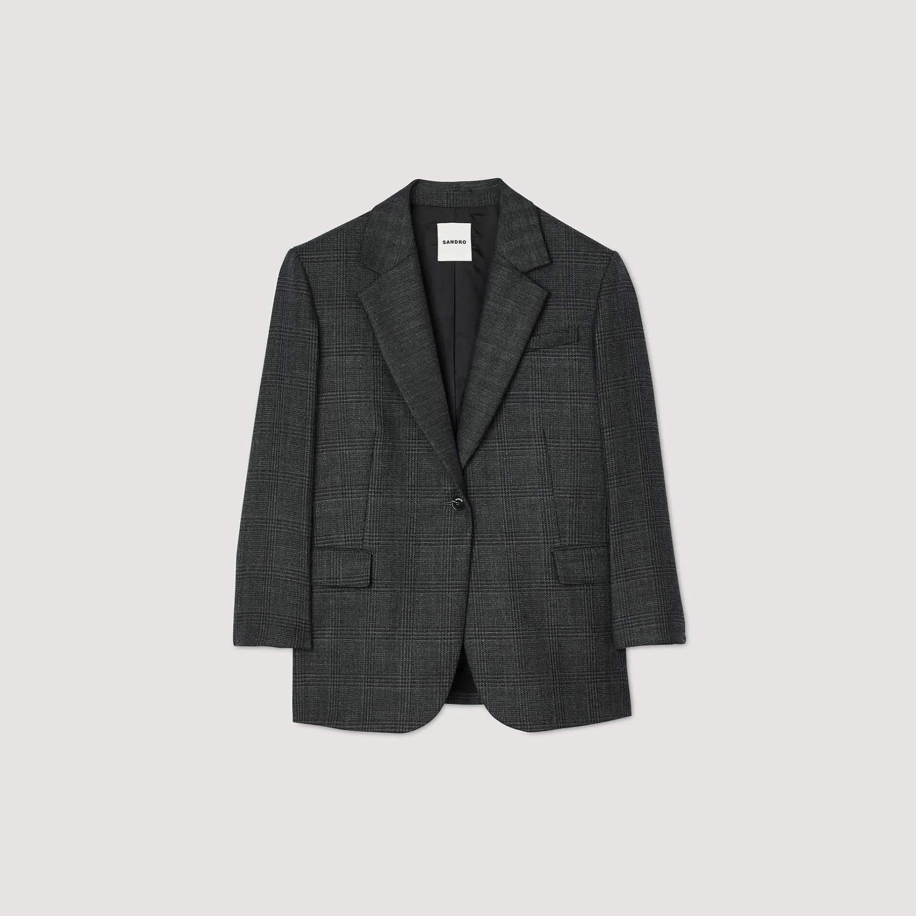 Femme SANDRO Veste De Costume à Carreaux