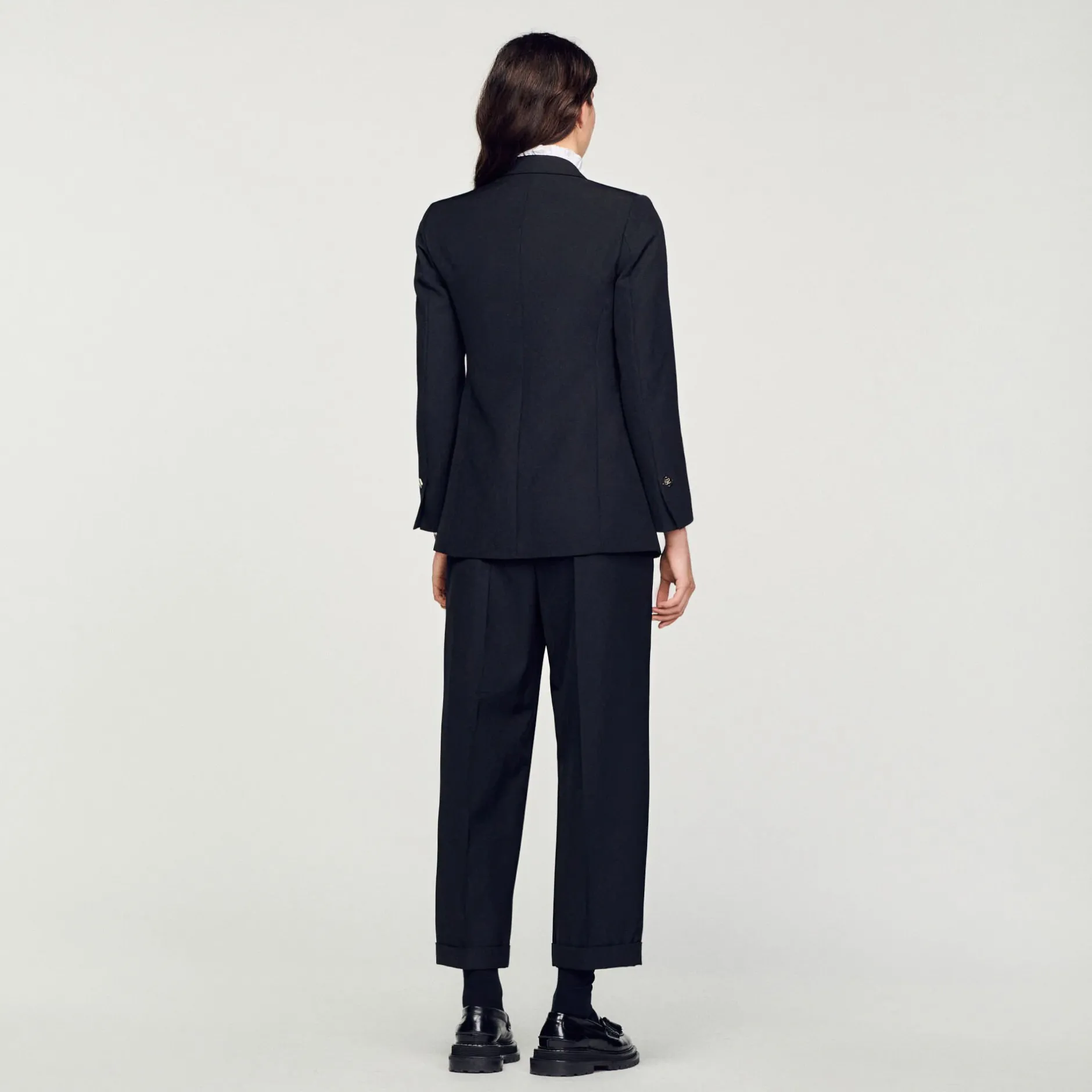Femme SANDRO Veste De Costume à Double Boutonnage