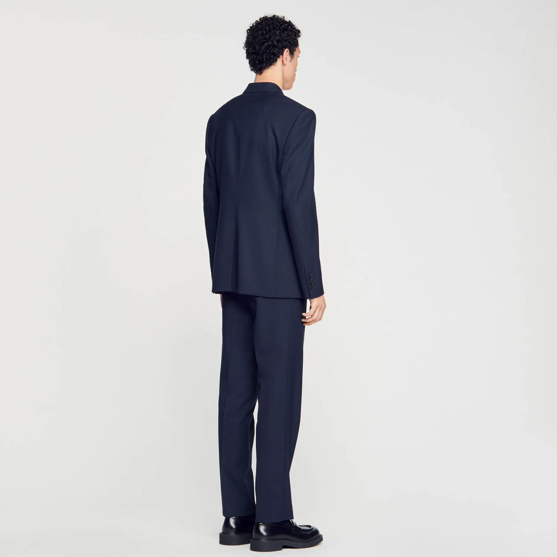 Homme SANDRO Veste De Costume Croisée