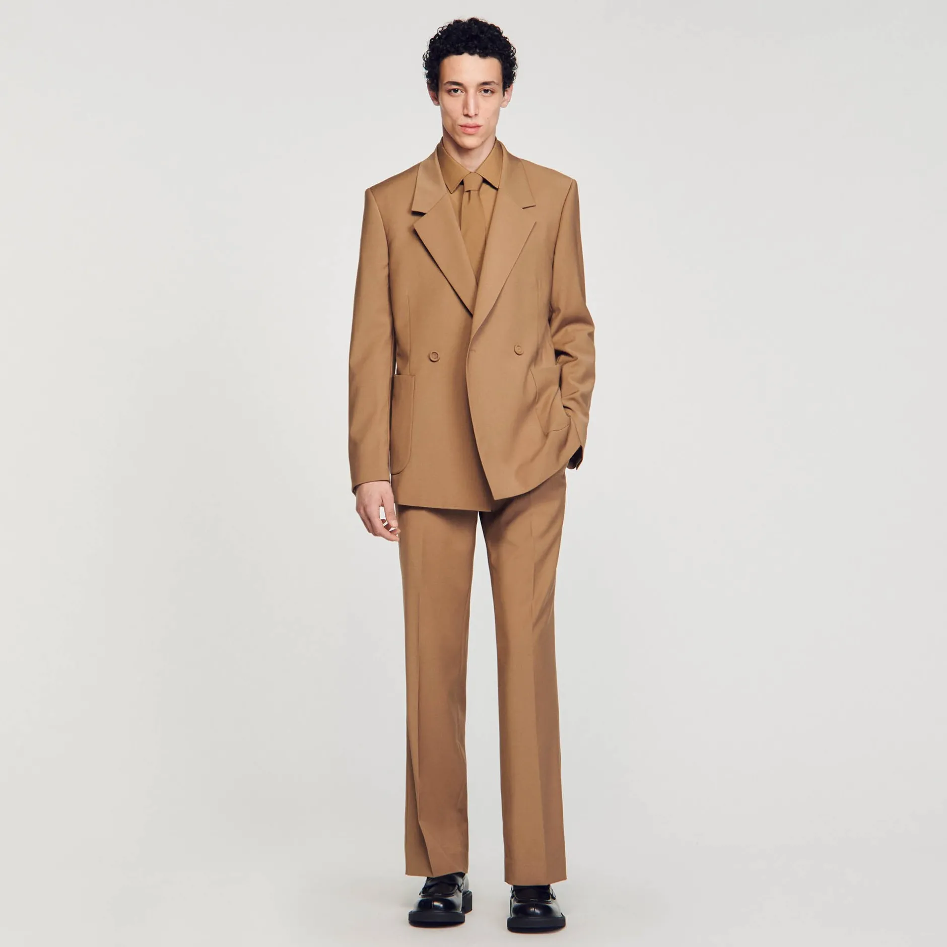Homme SANDRO Veste De Costume Croisée