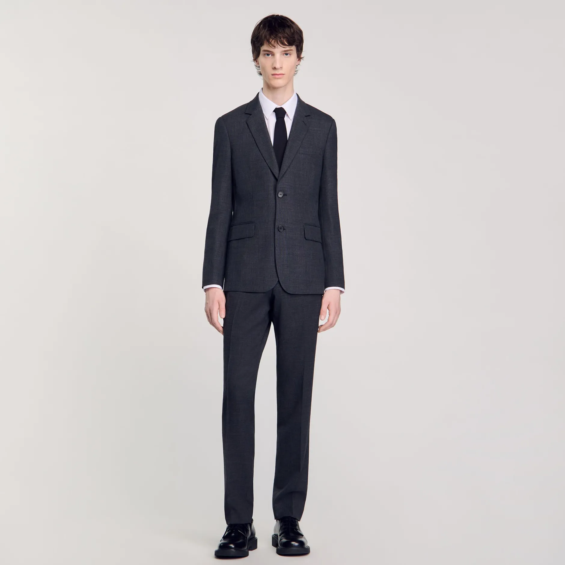 Homme SANDRO Veste De Costume En Laine