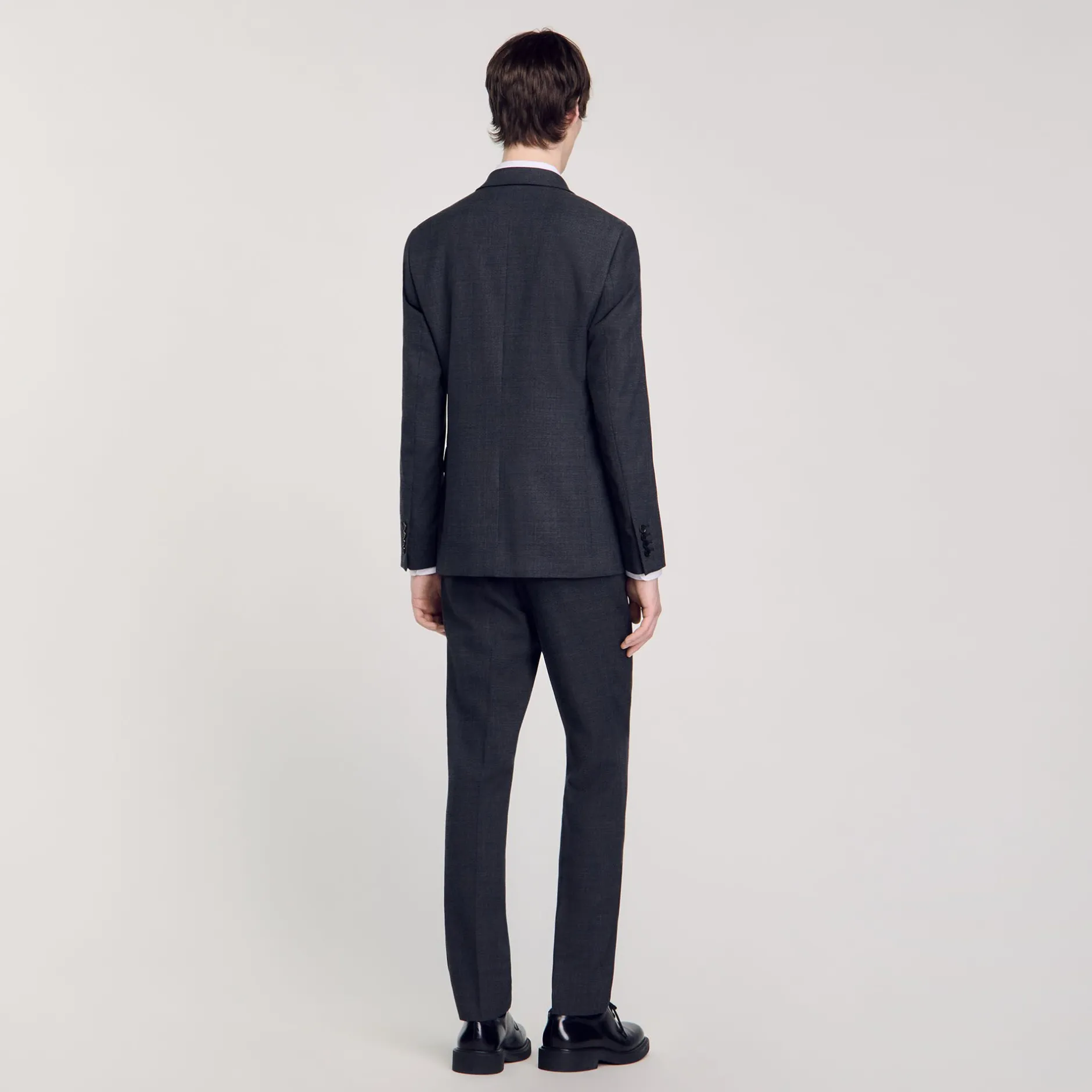 Homme SANDRO Veste De Costume En Laine