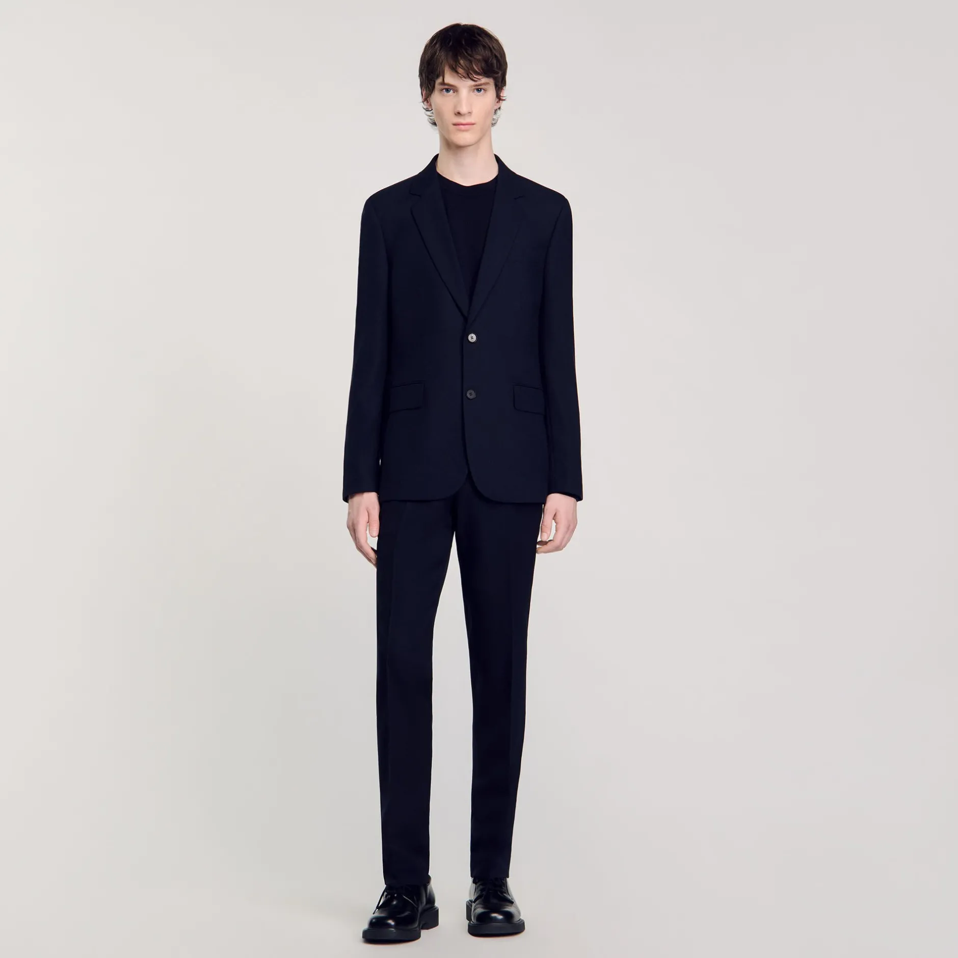 Homme SANDRO Veste De Costume En Laine