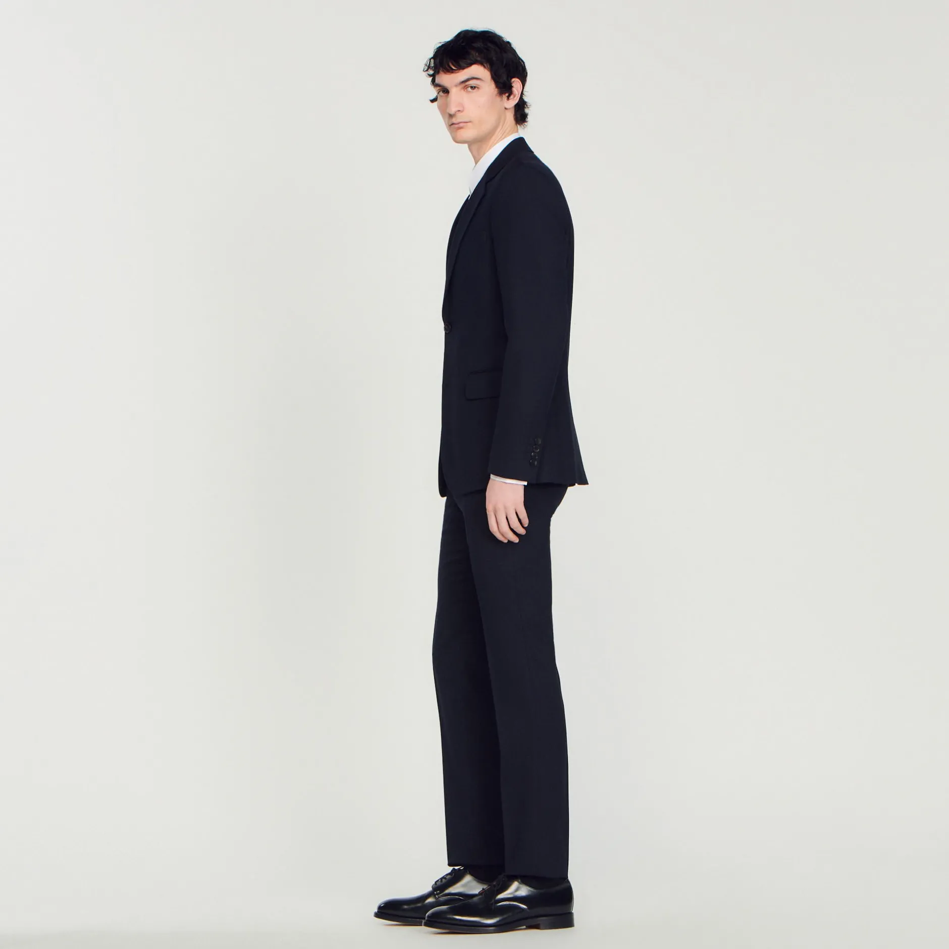 Homme SANDRO Veste De Costume En Laine