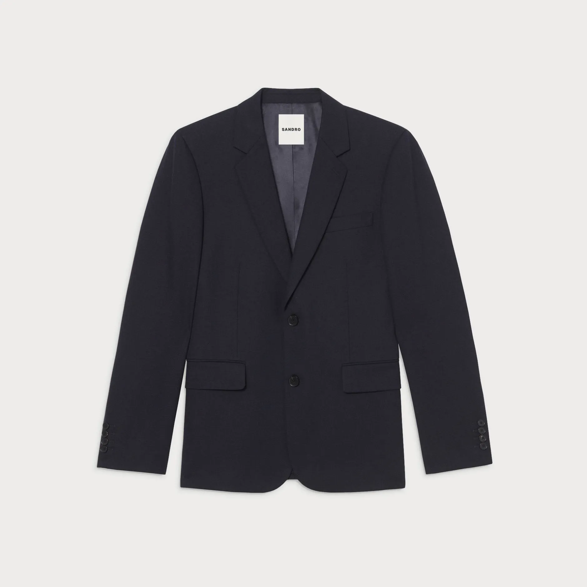 Homme SANDRO Veste De Costume En Laine