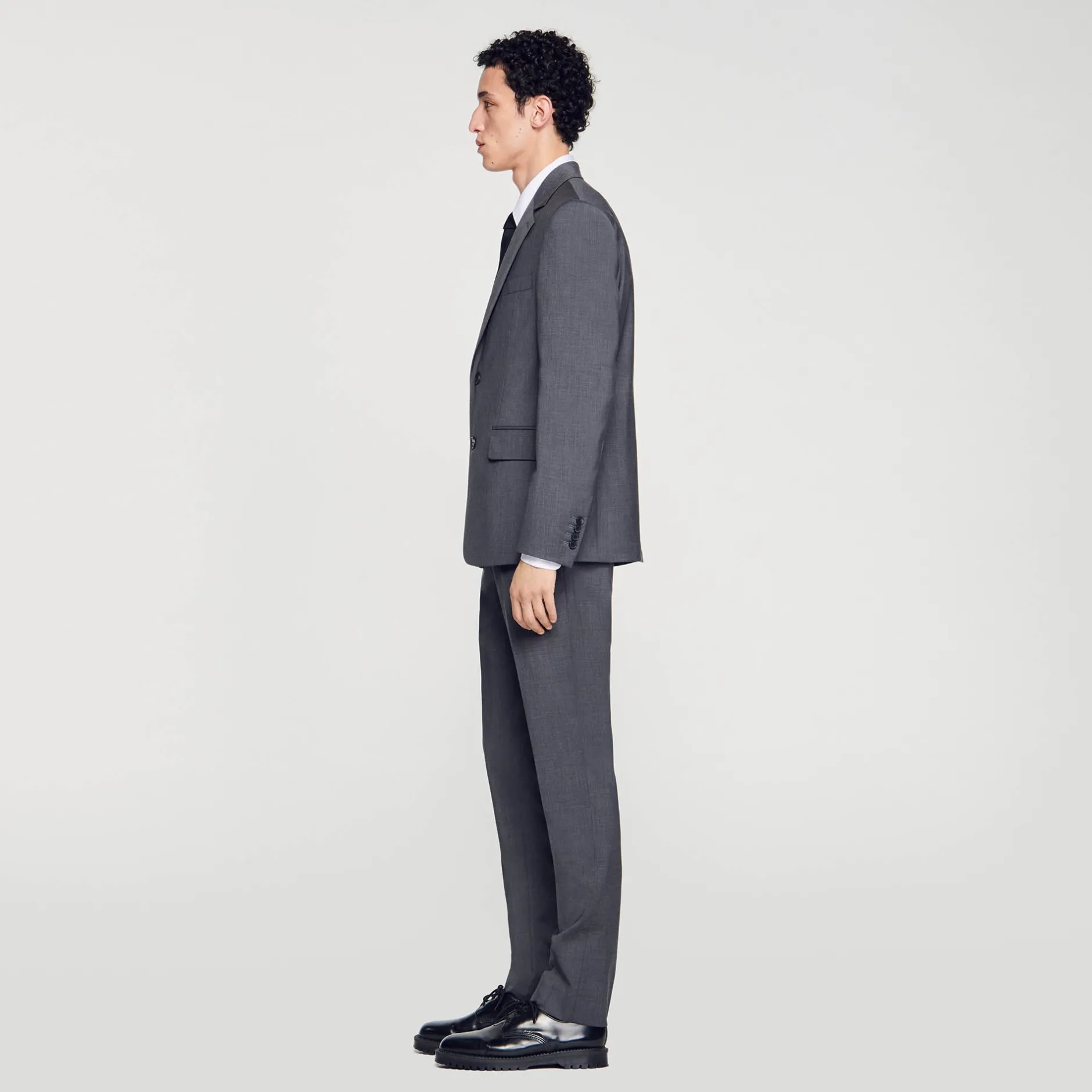 Homme SANDRO Veste De Costume En Laine