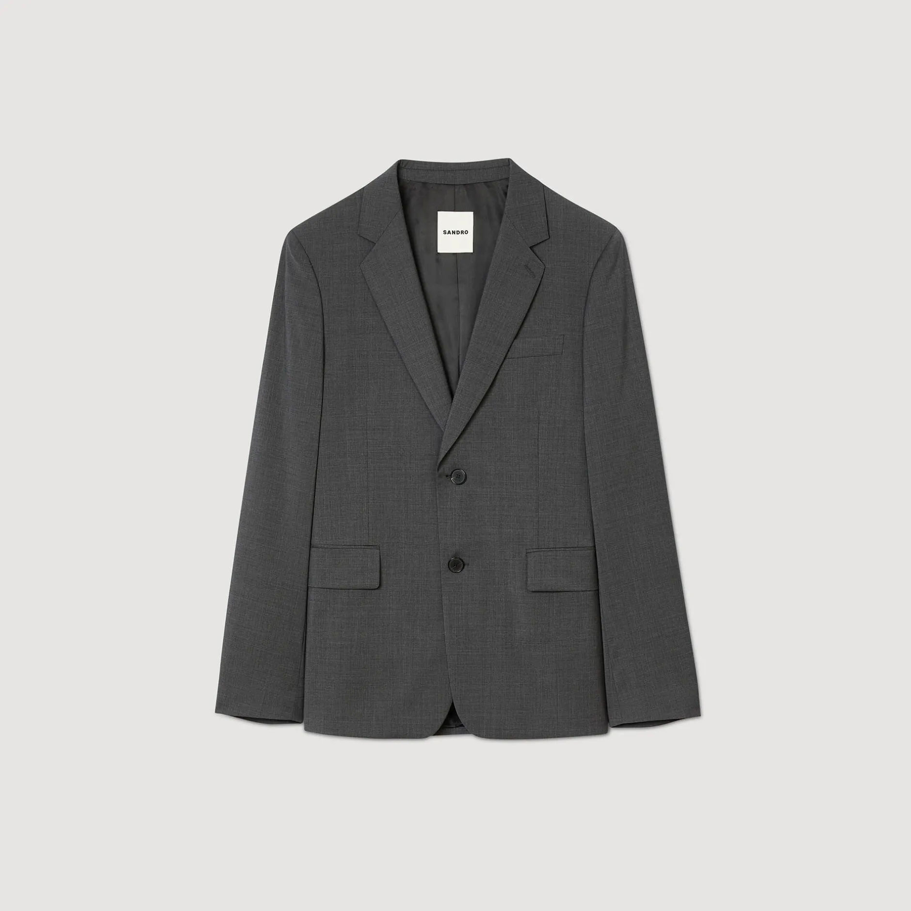 Homme SANDRO Veste De Costume En Laine