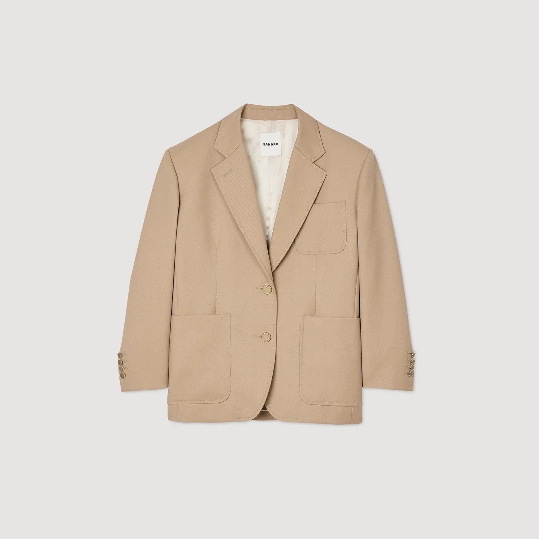 Femme SANDRO Veste De Tailleur Cintrée