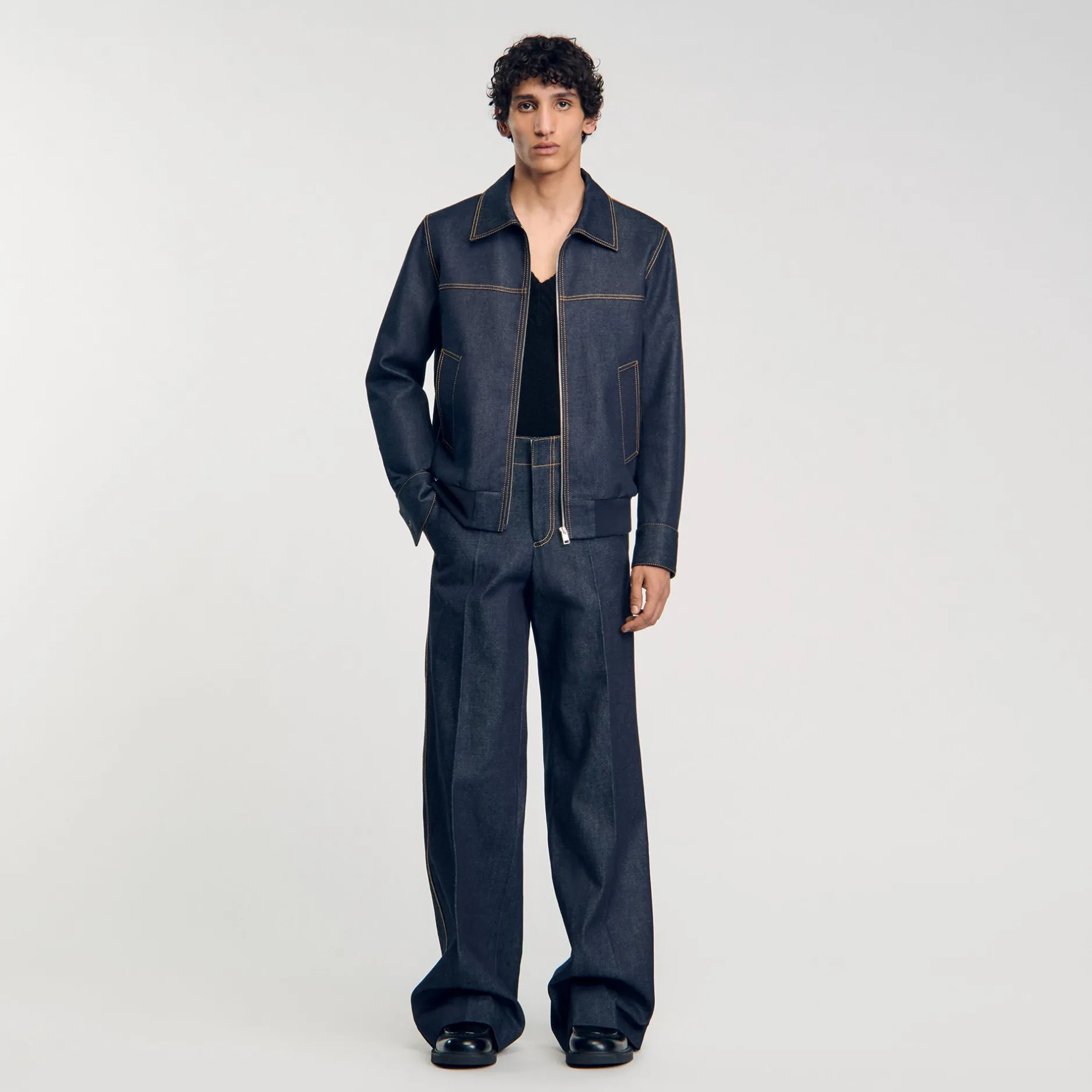 Homme SANDRO Veste En Jean