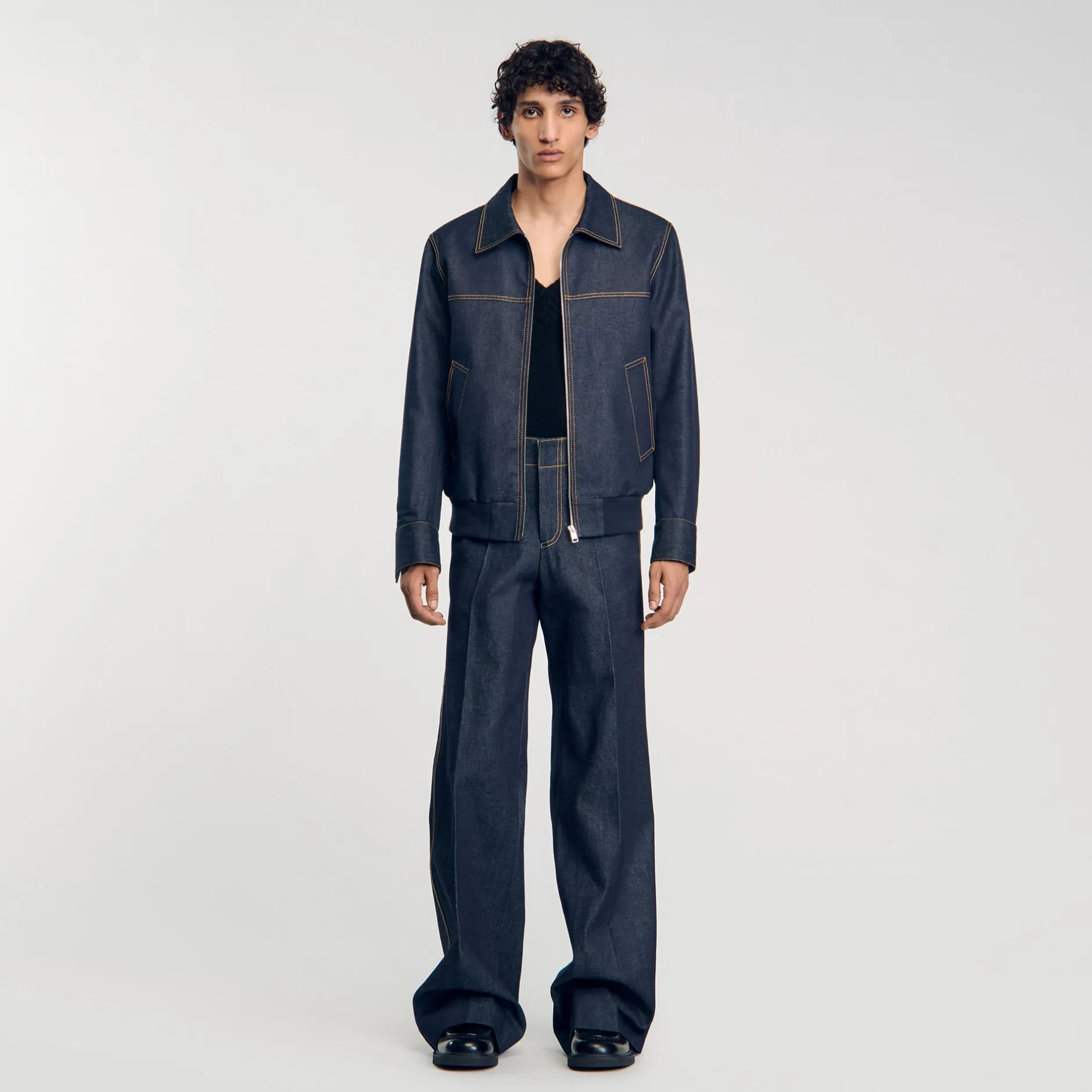 Homme SANDRO Veste En Jean