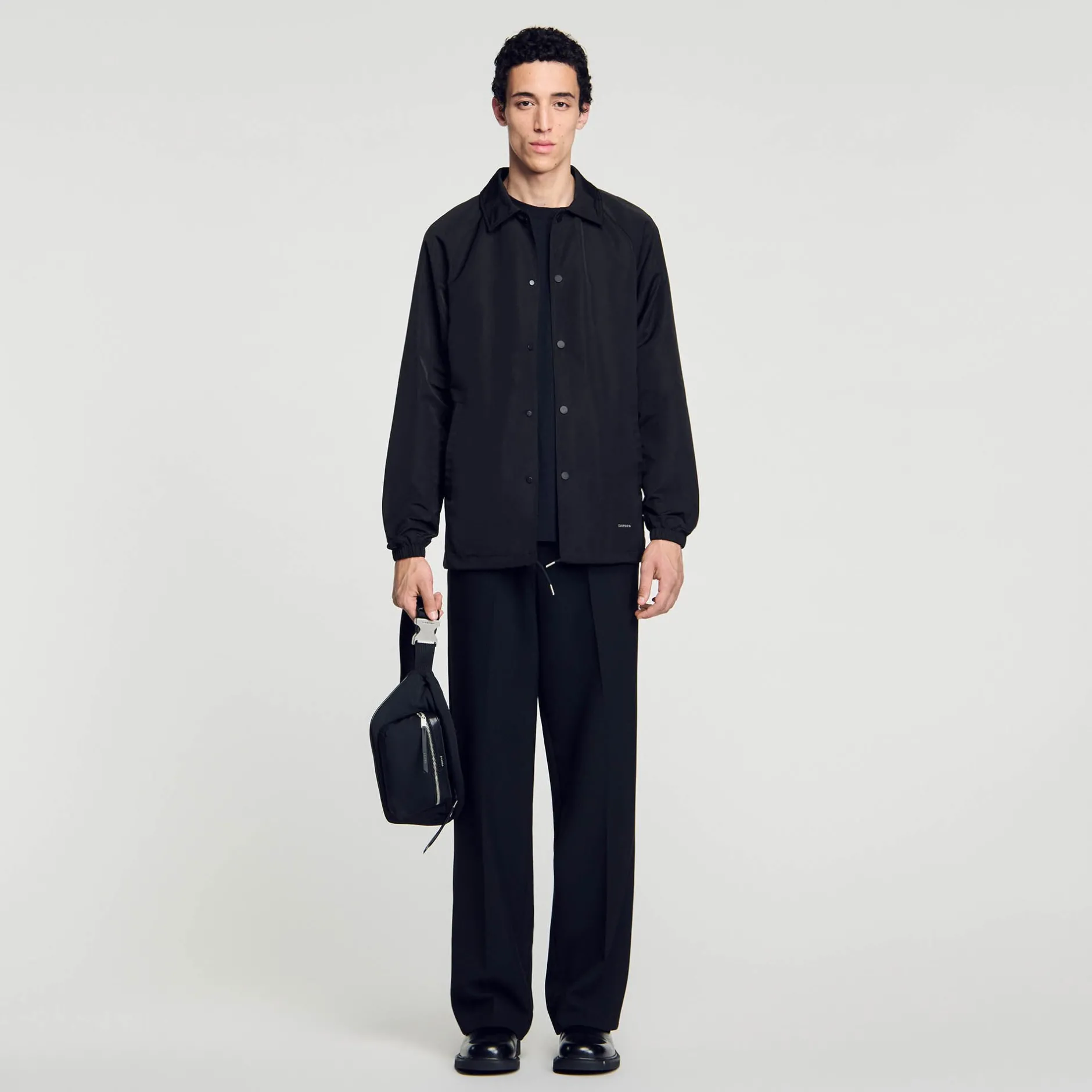 Homme SANDRO Veste En Matière Technique