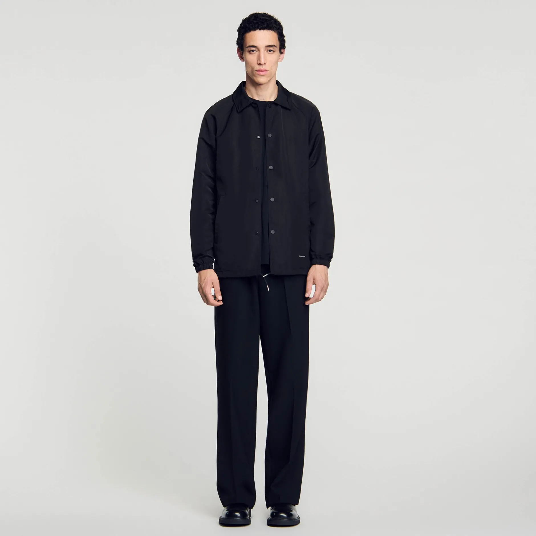 Homme SANDRO Veste En Matière Technique